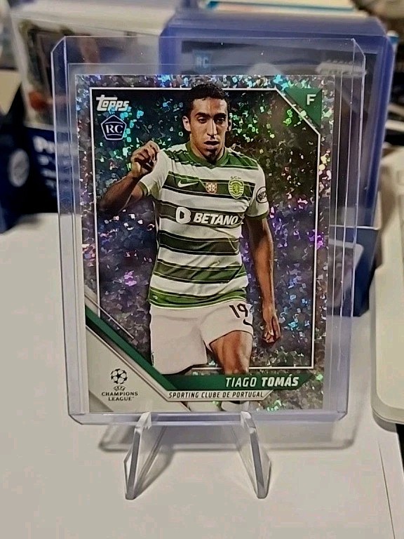 2021-22 Topps UCL Collection – Sparkle Foil #101 Tiago Tomas (RC) MT