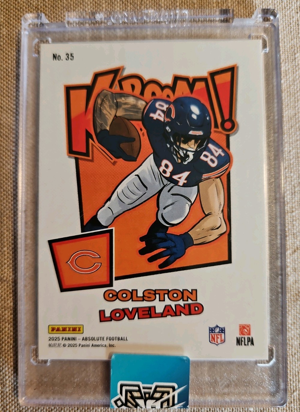 2025 Panini Absolute Colston Loveland Kaboom! Horizontal #35 RC Rookie
