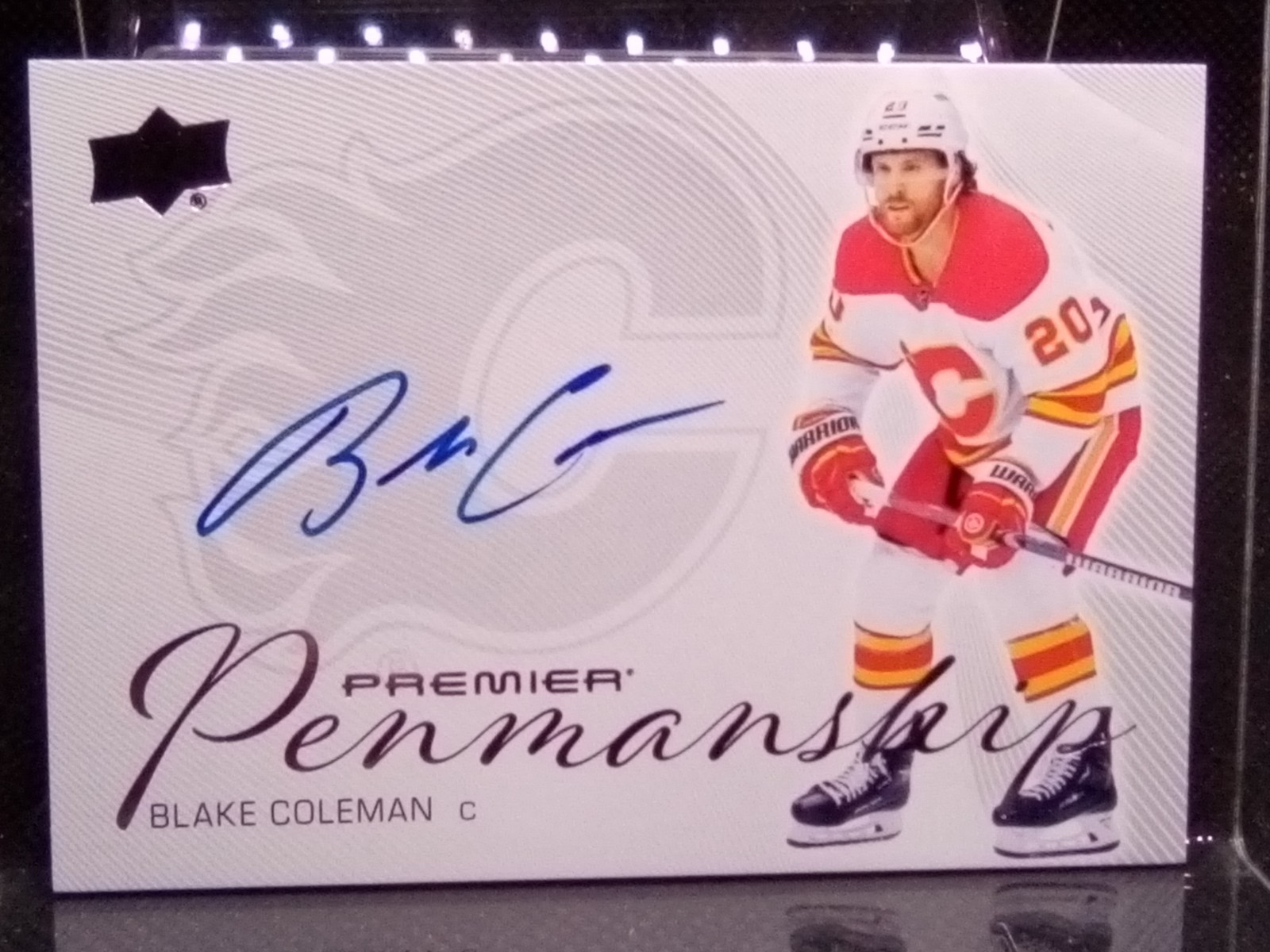 2024-25 Upper Deck Premier Penmanship #PEN-BC Ben Coleman Auto Calgary Flames