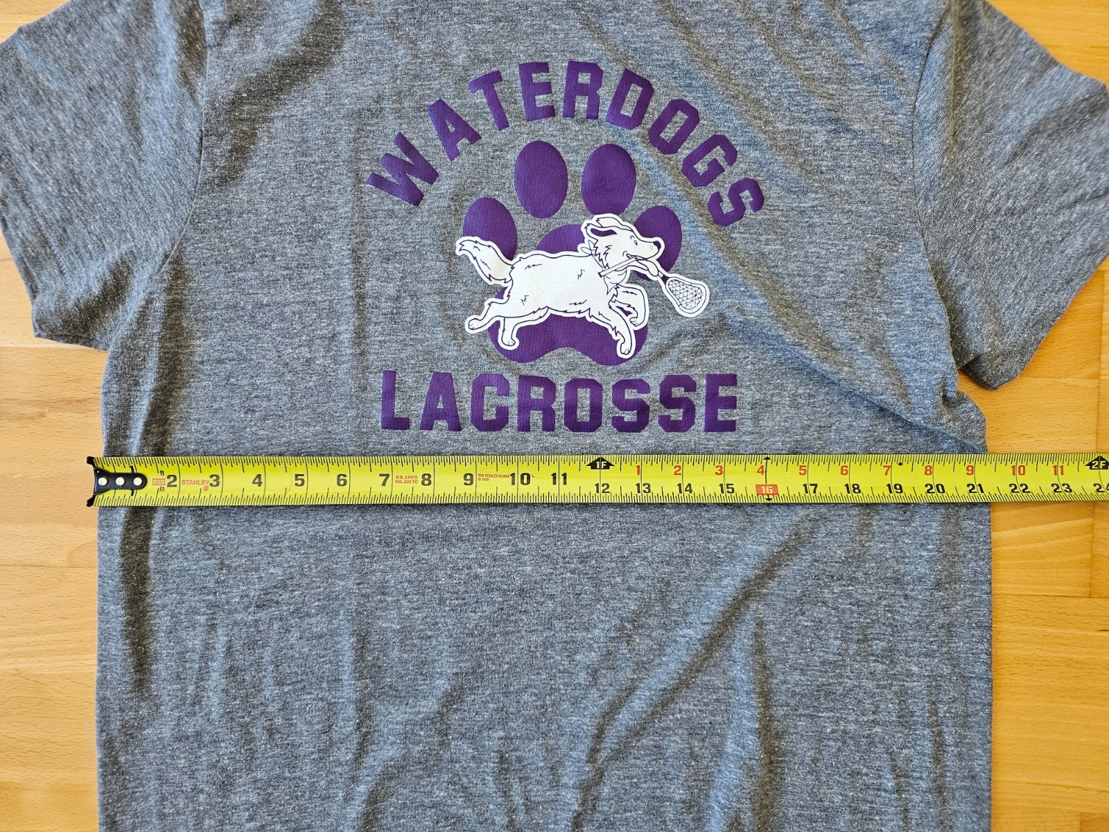 Philadelphia Waterdogs Lacrosse Club Champion T-Shirt Men’s Large Heather Grey