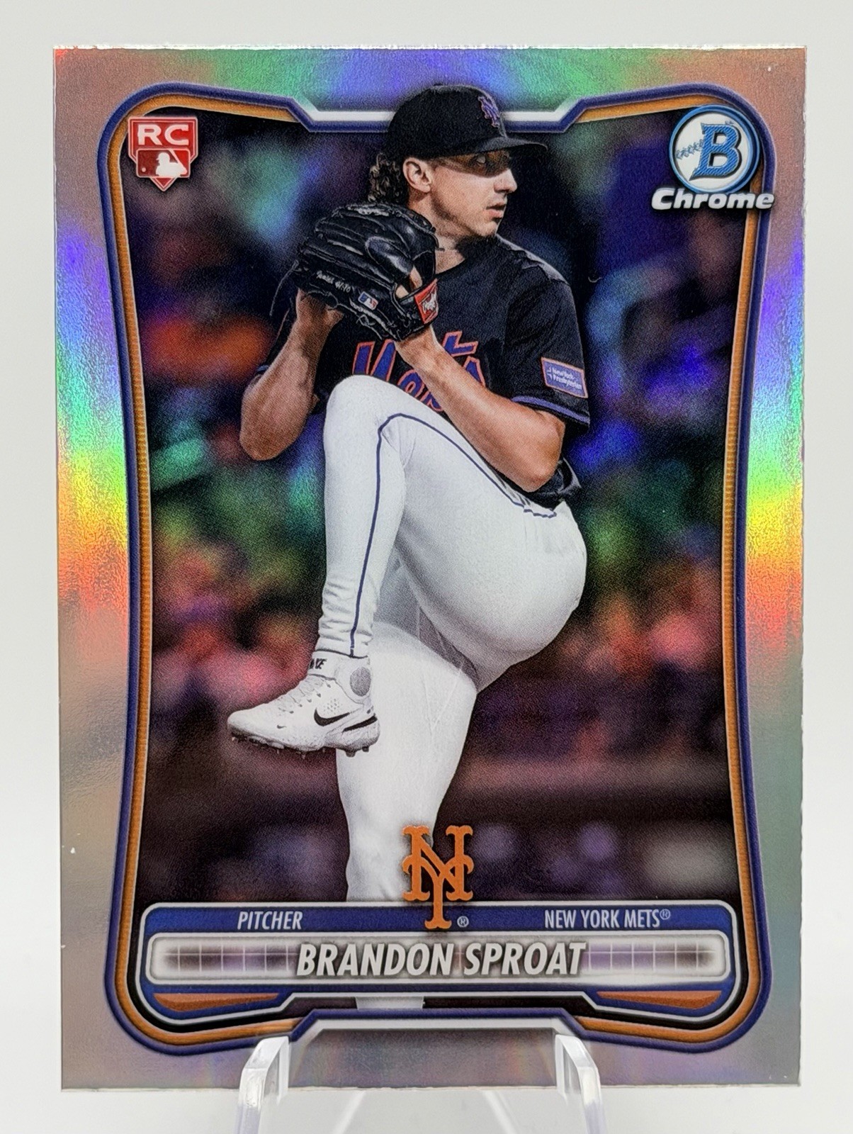 2026 Bowman BRANDON SPROAT Red RC Variation Refractor #33 Brewers Rookie