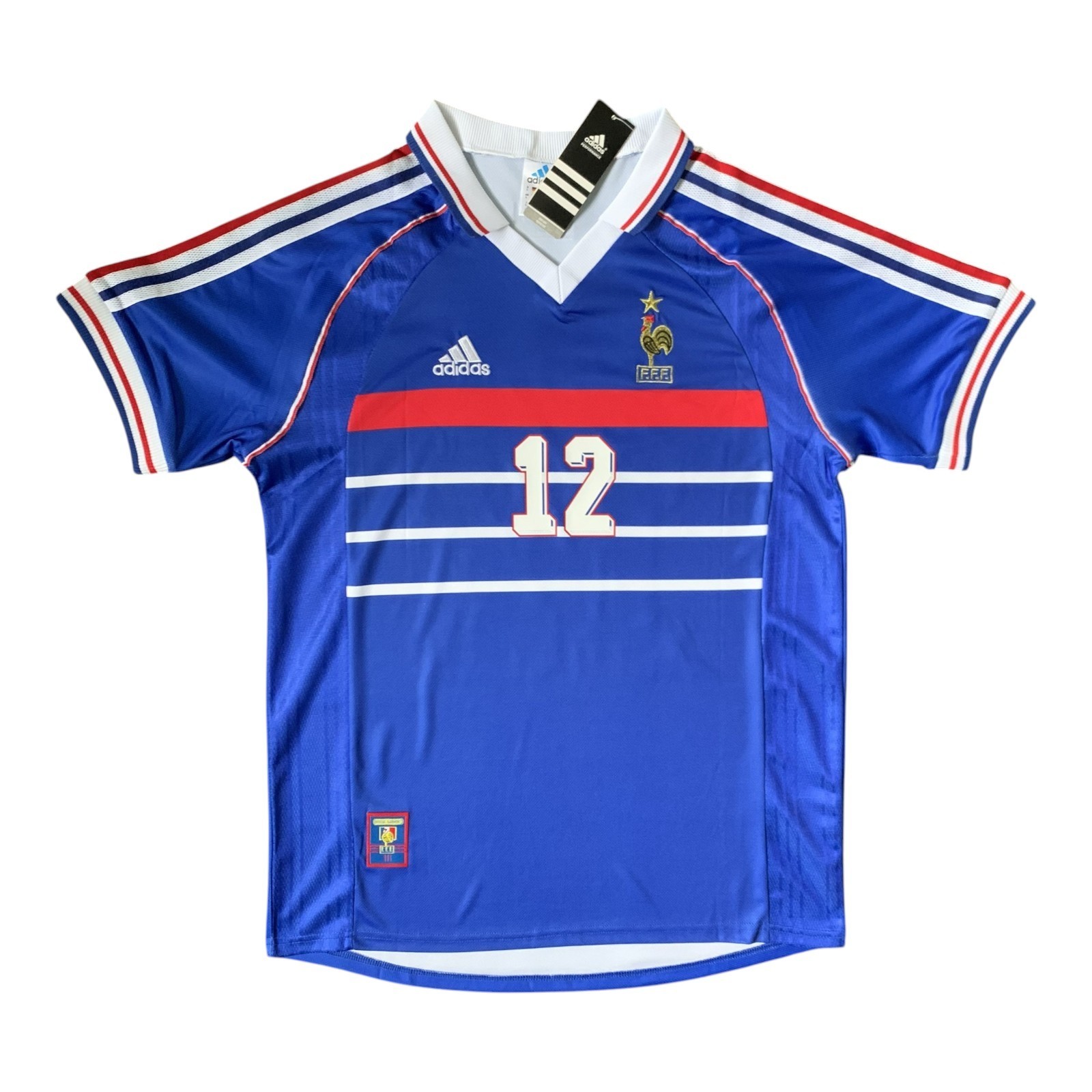 Thierry Henry #12 France 1998 World Cup Home Jersey Collection – Mens Sizes -New