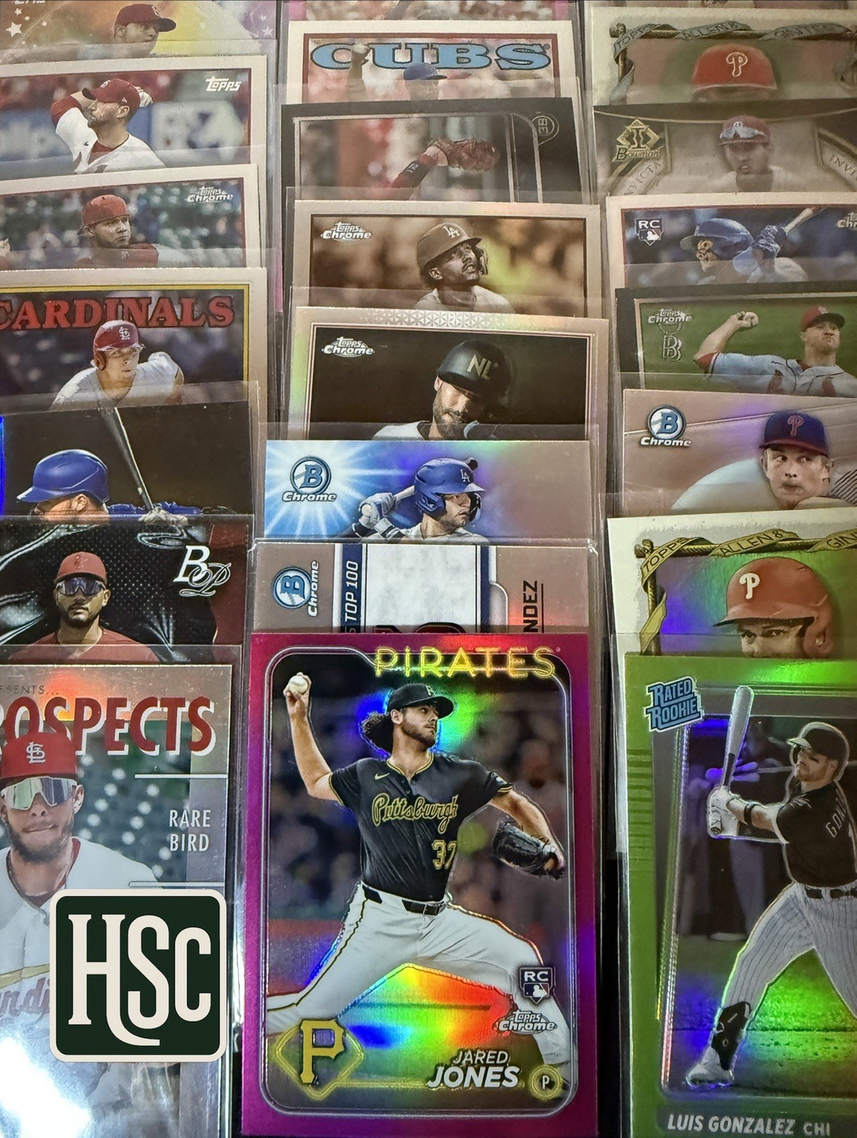 Baseball MLB – 60 Card Lot – Rookies, Parallels, Memorabilia, Autos, Numbered