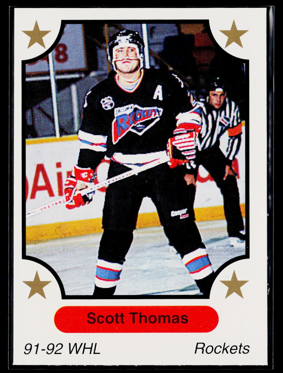1991-92 7th Inning Sketch WHL #165 Scott Thomas