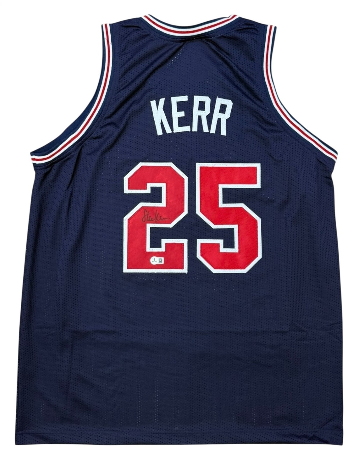 Steve Kerr Arizona Wildcats Signed Jersey Size XL Custom Beckett COA