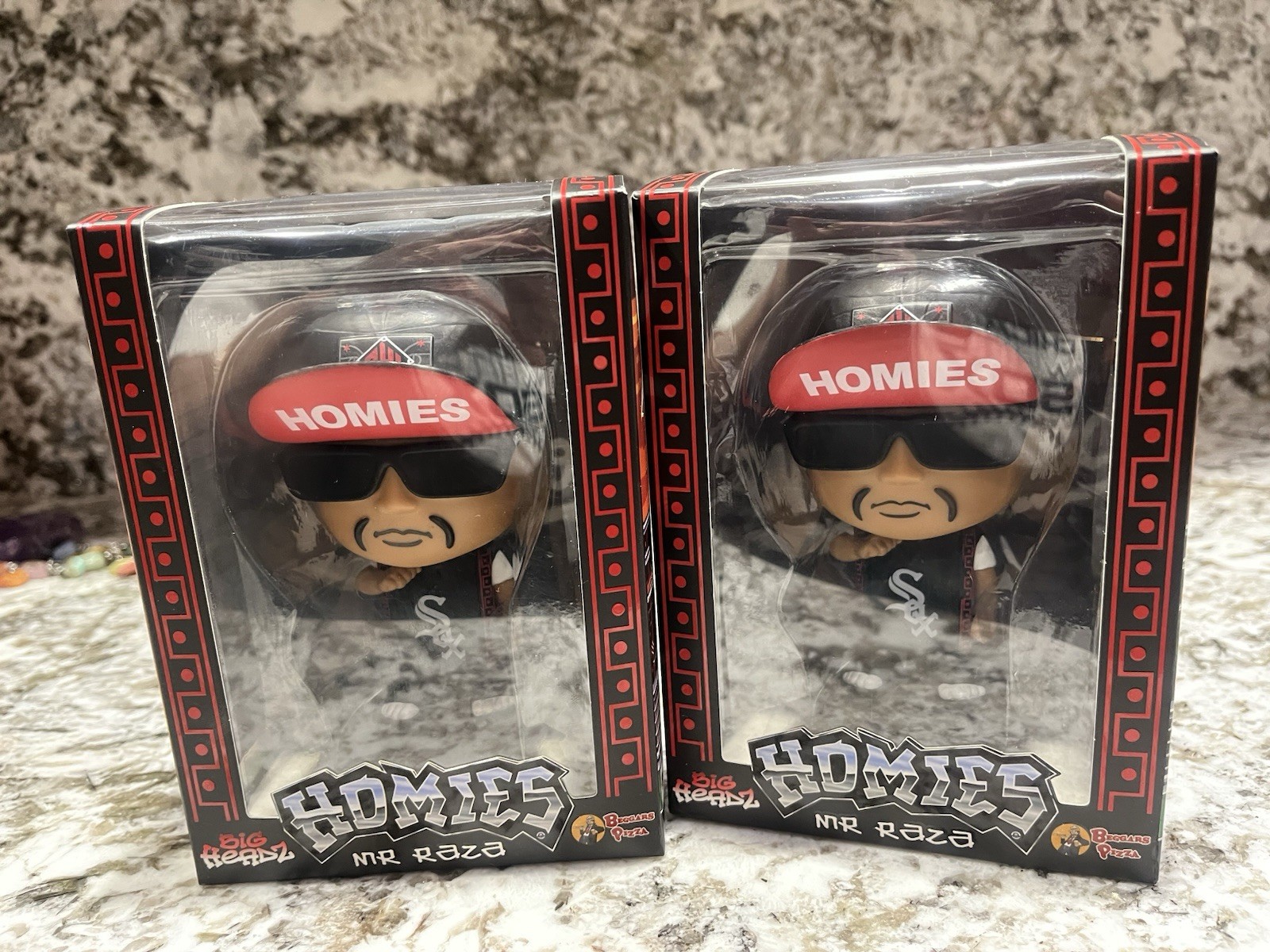 2-Chicago White Sox Homies Big Head Figure SGA 6/12/26 Mr Raza- New in Hand