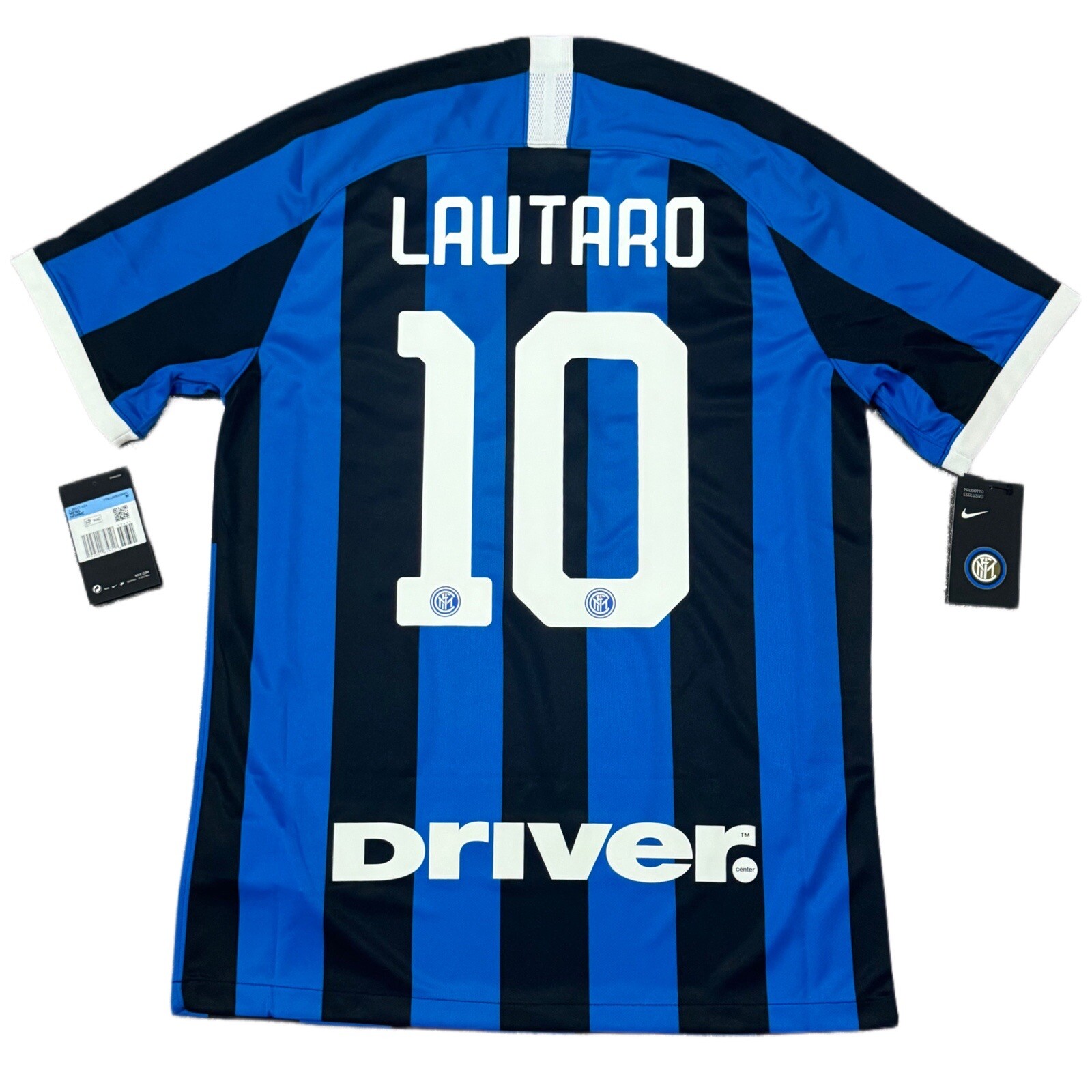 2019/20 Inter Milan Home Jersey #10 Lautaro Martinez Medium Nike Champions Kit