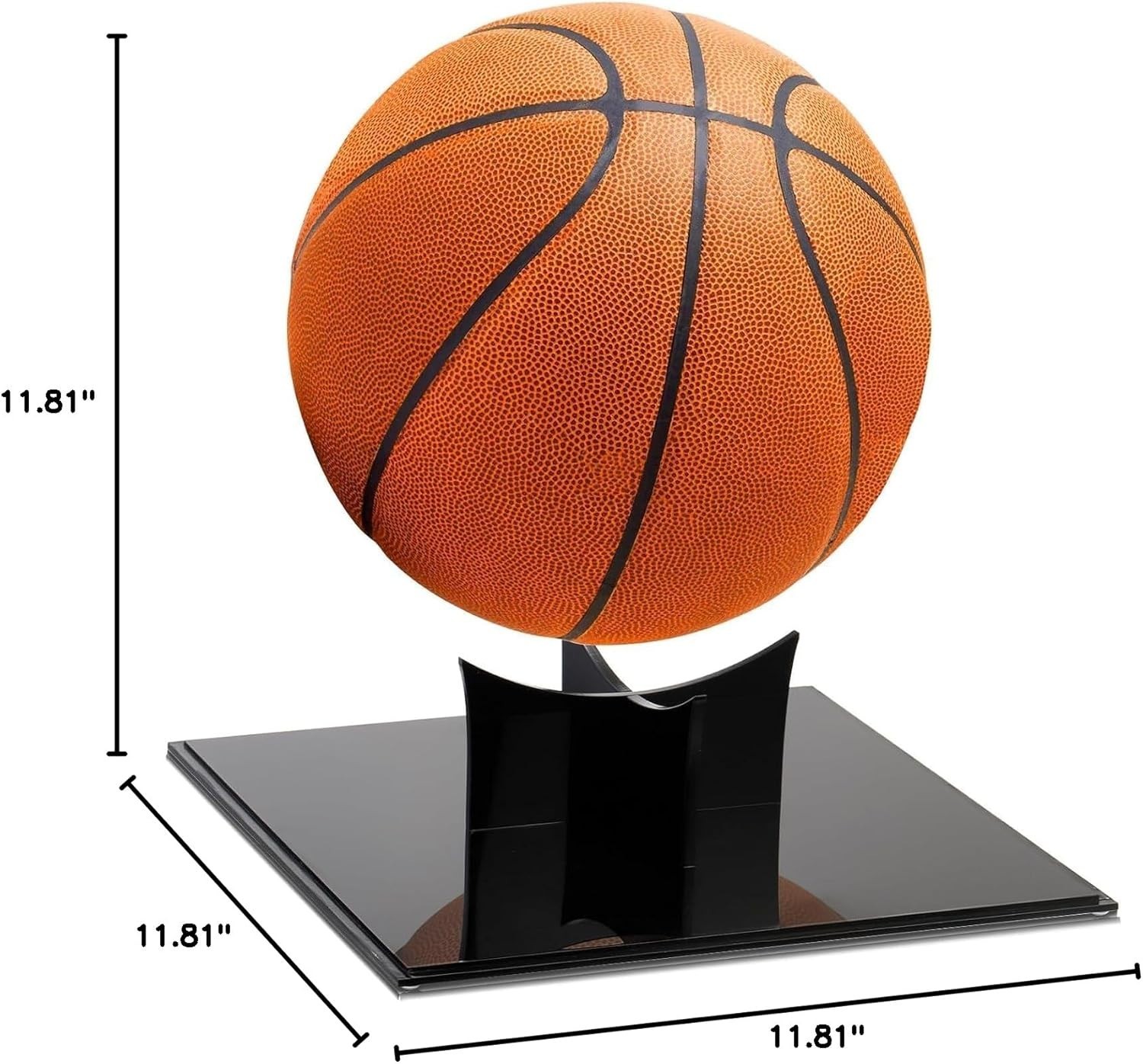Clear Acrylic Display Case UV Protected Acrylic Basketball Holder, Display Case