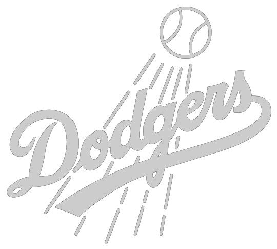 LA Dodgers Vinyl Decal Sticker – You choose color and size