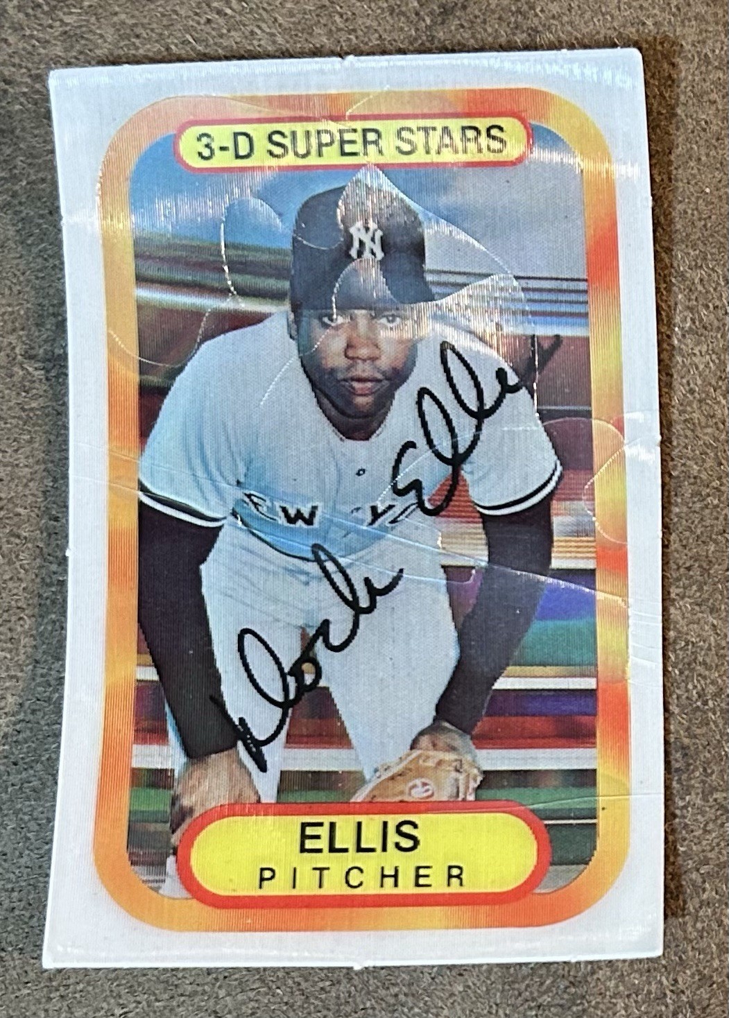 1977 Kellogg’s Set-Break # 4 Dock Ellis Low Grade (cracks)