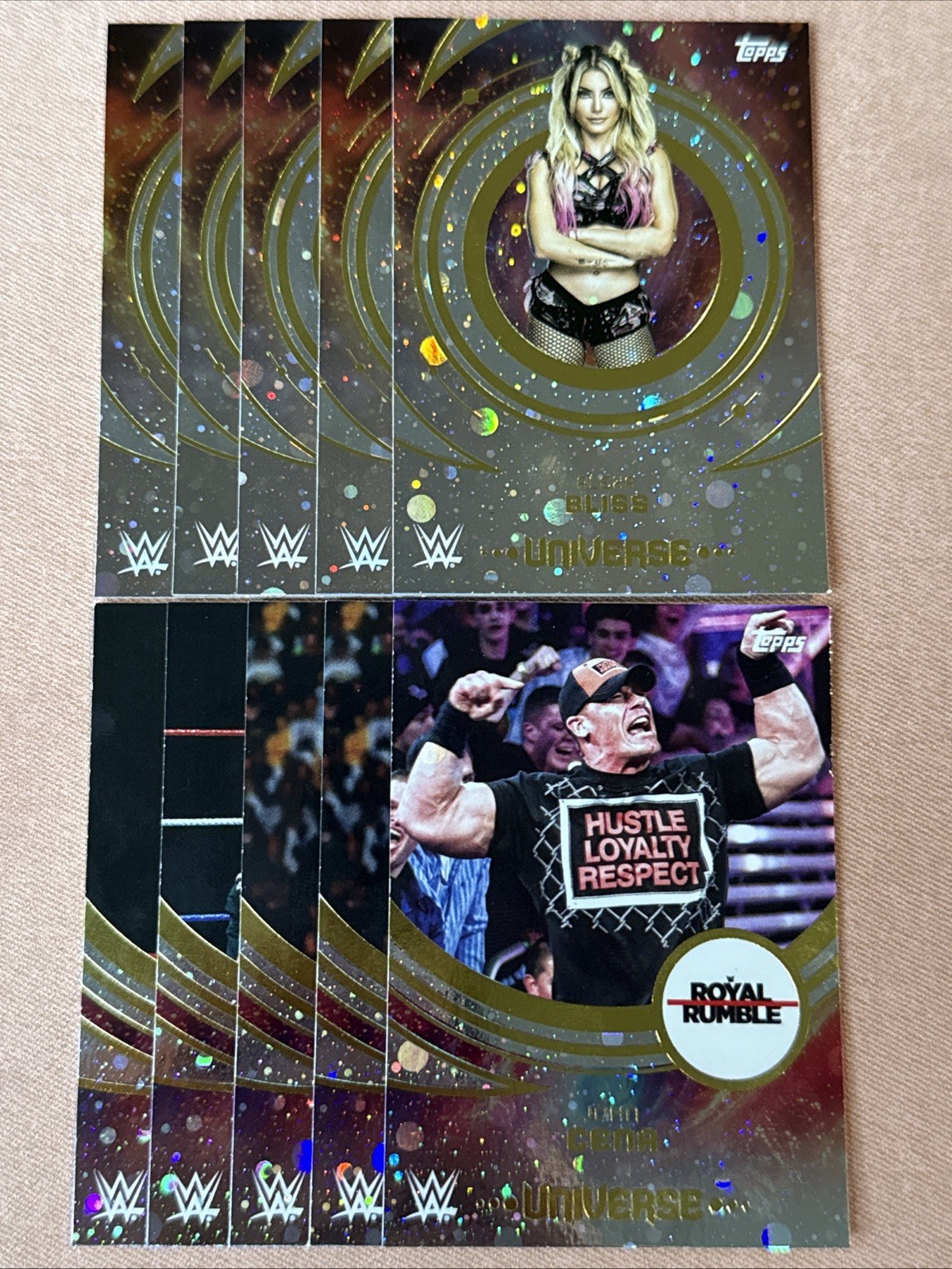 2025 Topps UNIVERSE GALAXY PARALLEL WWE Wrestling Cards You Pick/Choose! READ*