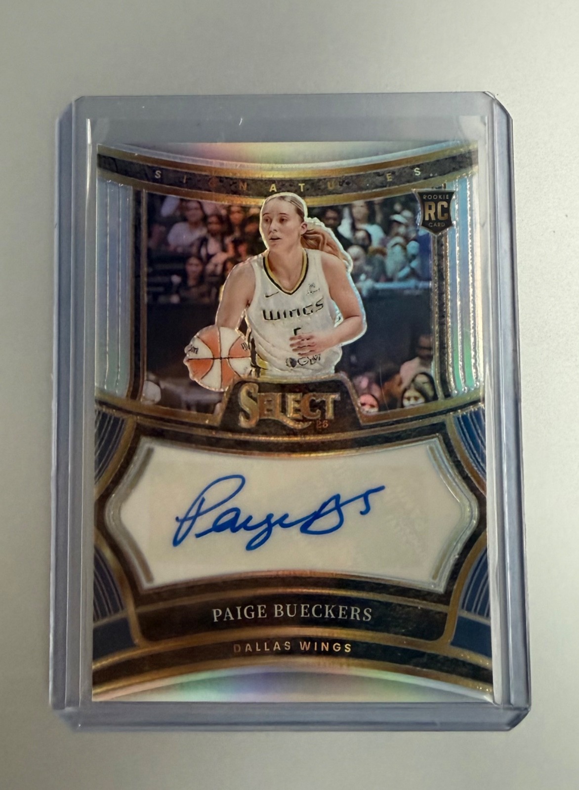 2025 WNBA Select Signatures Paige Bueckers Rookie Card Auto Silver