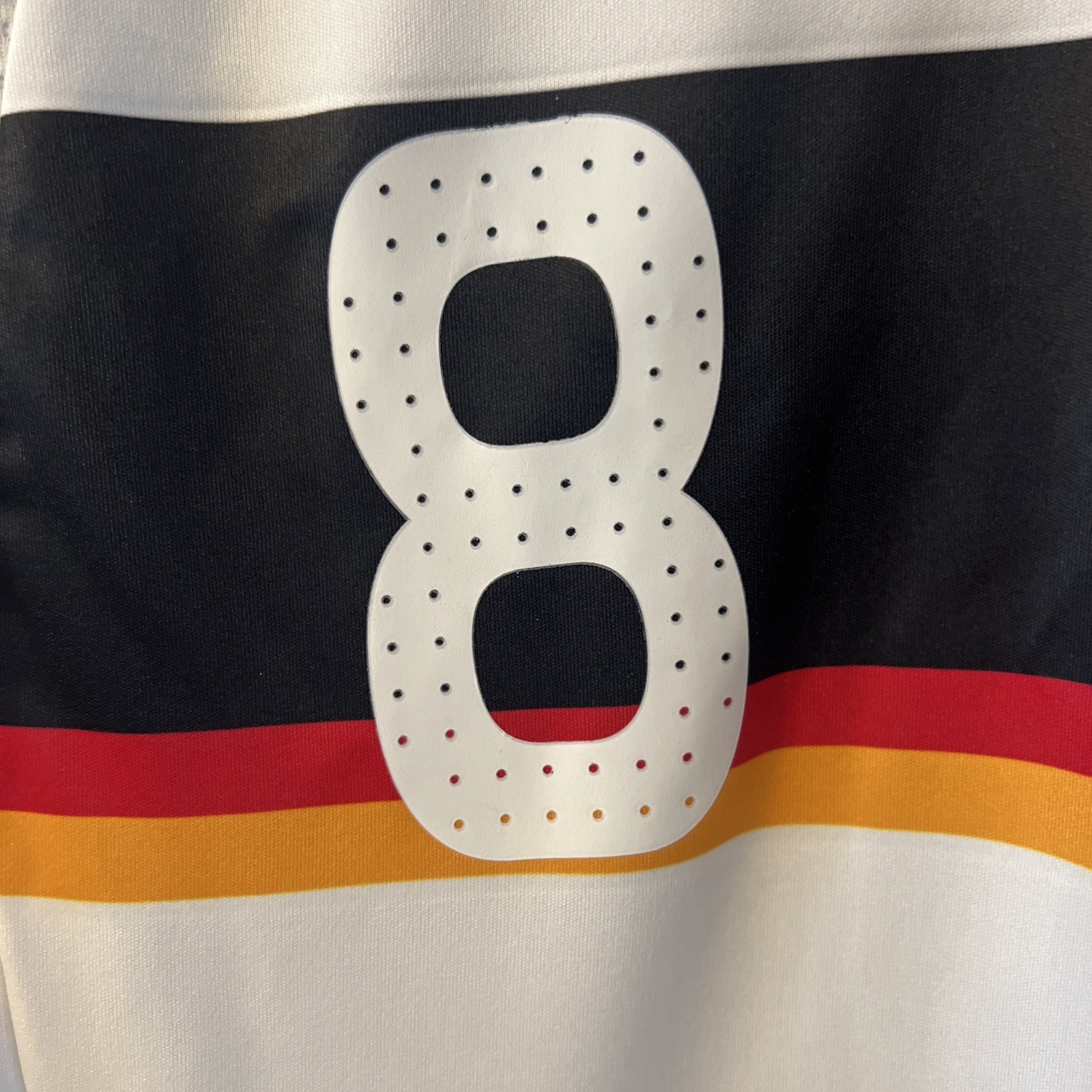 Adidas DFB Germany Frings #8 2008 Soccer Football Jersey Mens XL ClimaCool White
