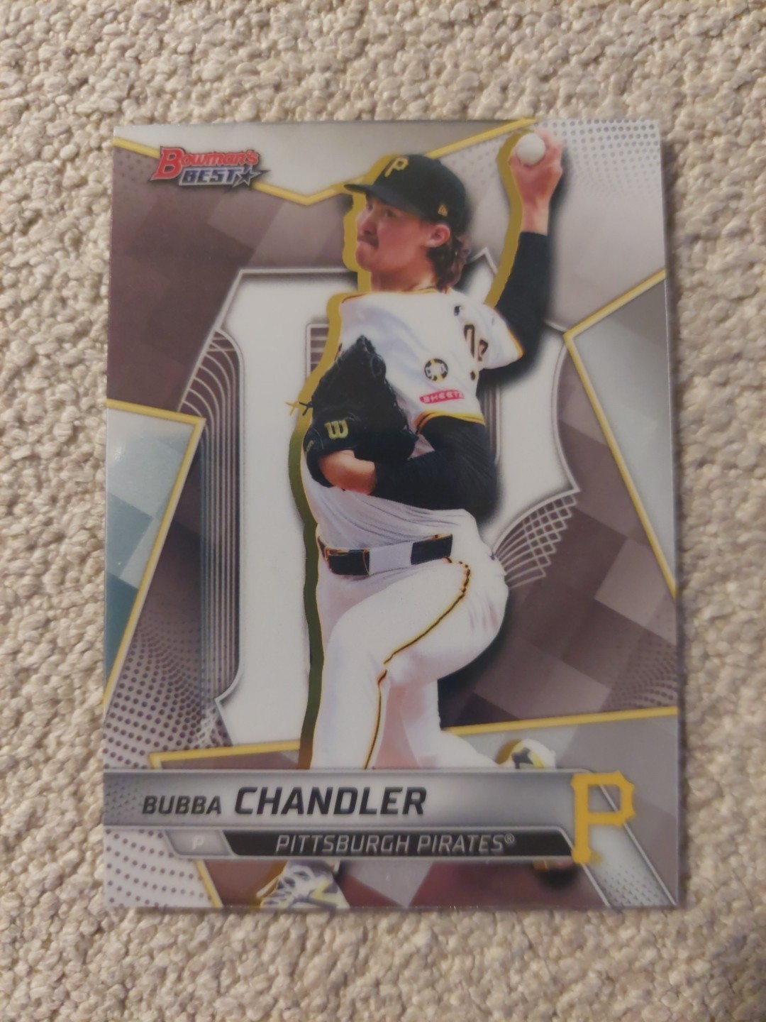 2025 Bowman’s Best – Top Prospects Bubba Chandler #TP-9 Refractor (RC)
