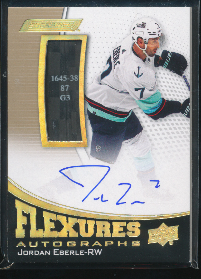 2023-24 Engrained Jordan Eberle Flexures Autographs Auto Stick #FS-JO C722