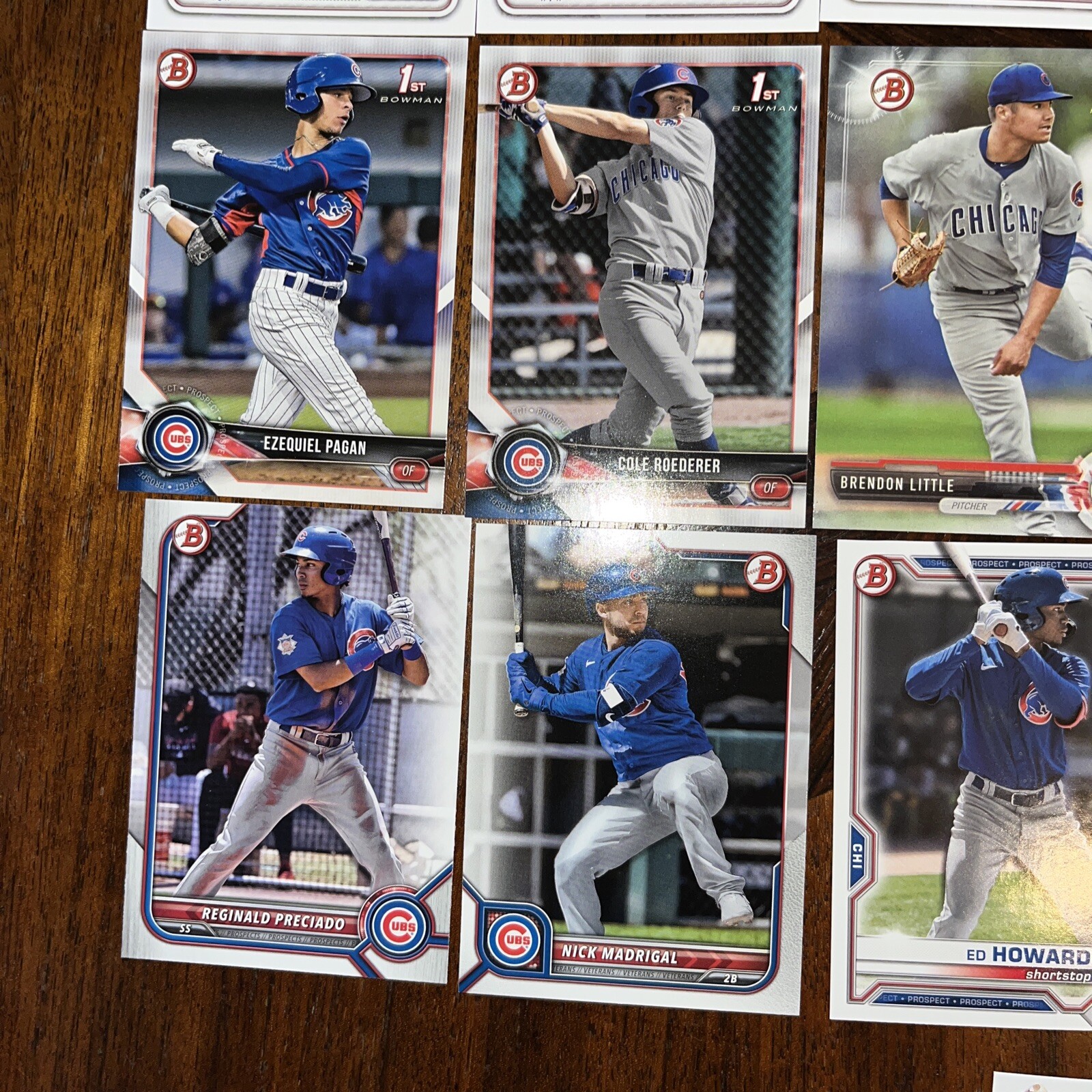 Chicago Cubs Lot Of Cards Madrigal, Rizzo, Nwogu, Marquez Option #1