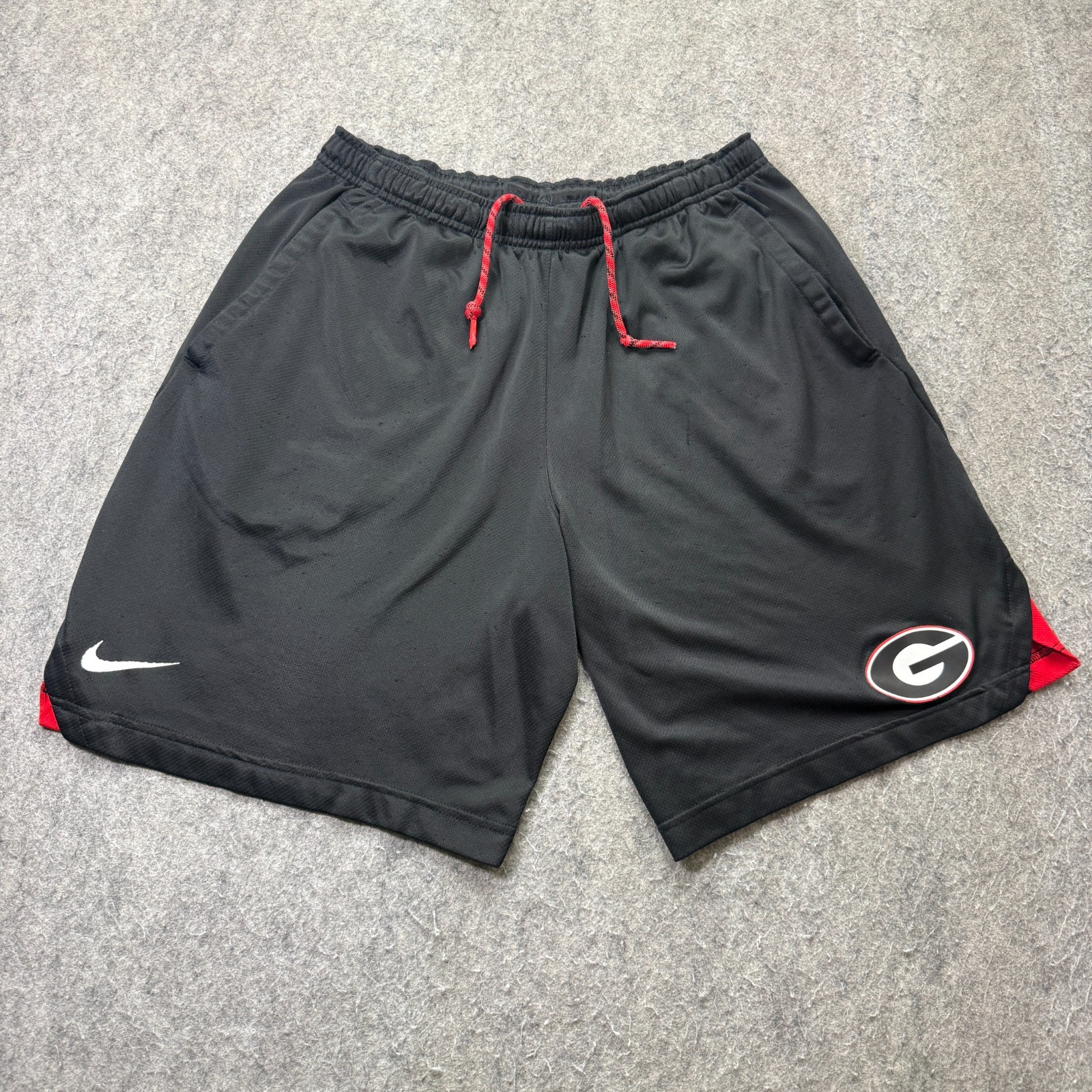Georgia Bulldogs Nike Shorts Men L Black 9″ Training Performance b022