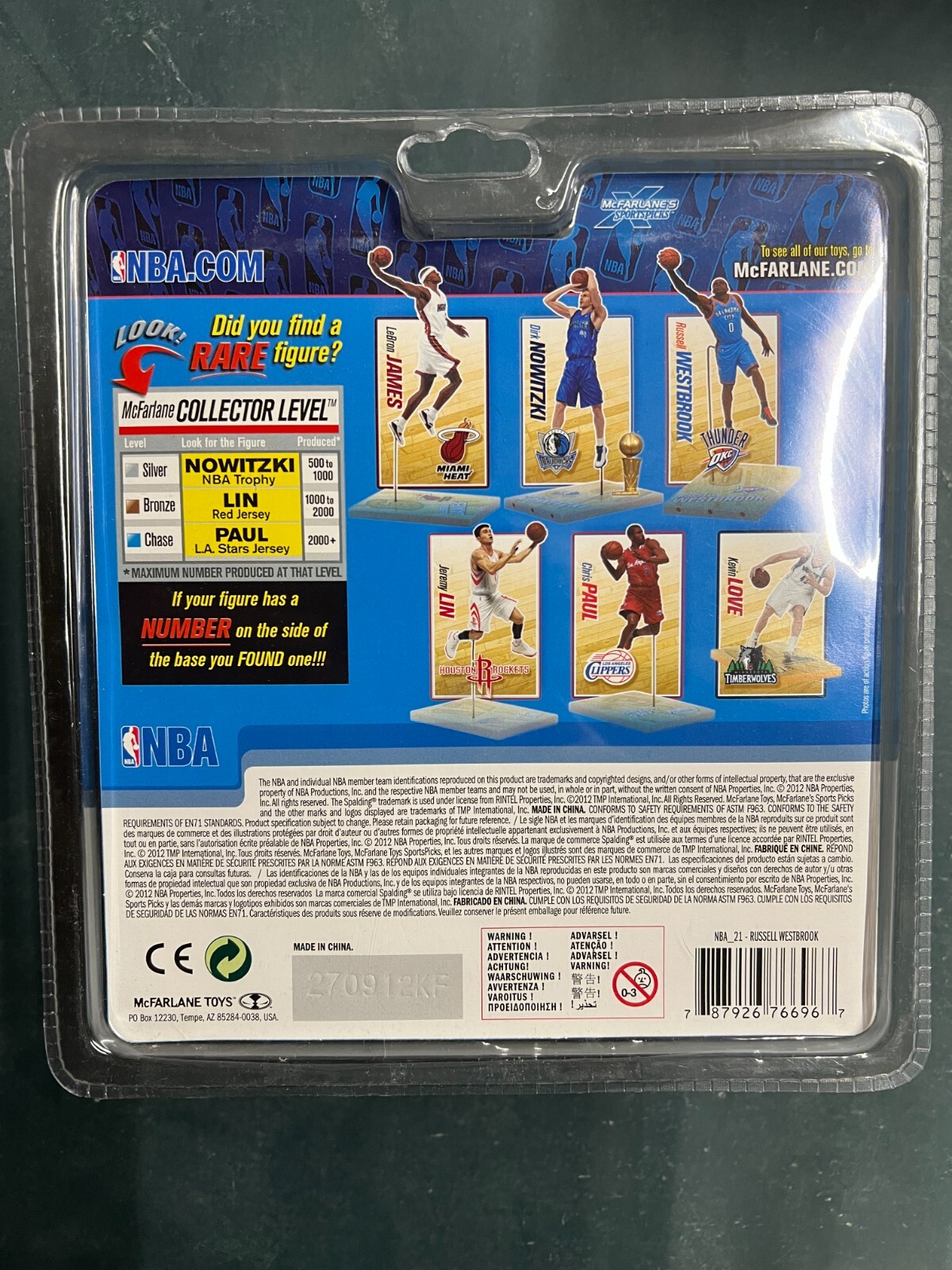 Mcfarlane NBA Figure Russell Westbrook Series 21