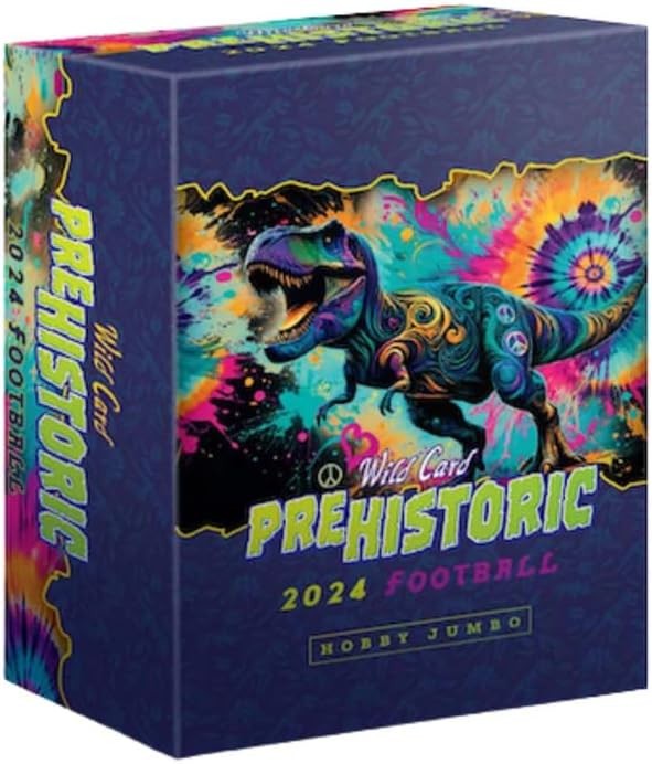 2024 WILD CARD PREHISTORIC FOOTBALL FACTORY SEALED HOBBY BOX JUMBO MAMMOTH