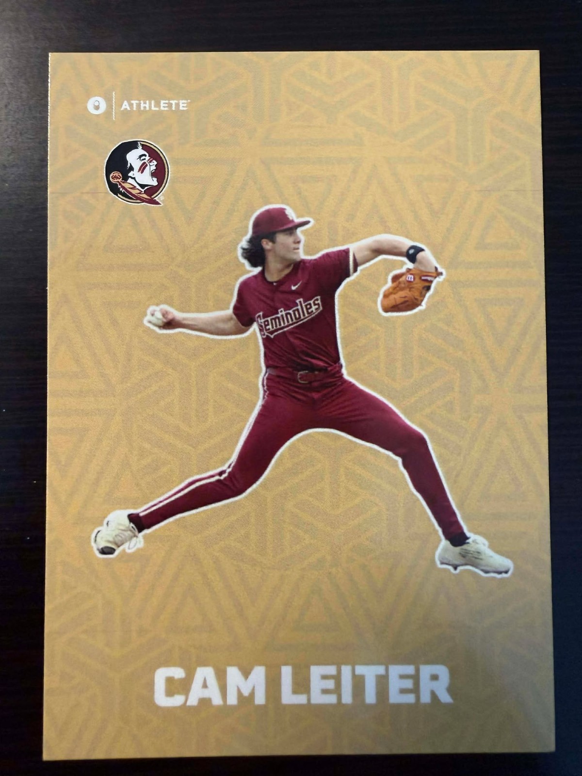 2025 FLORIDA STATE UNIVERSITY BASEBALL ONIT ATHLETE TRADING CARDS