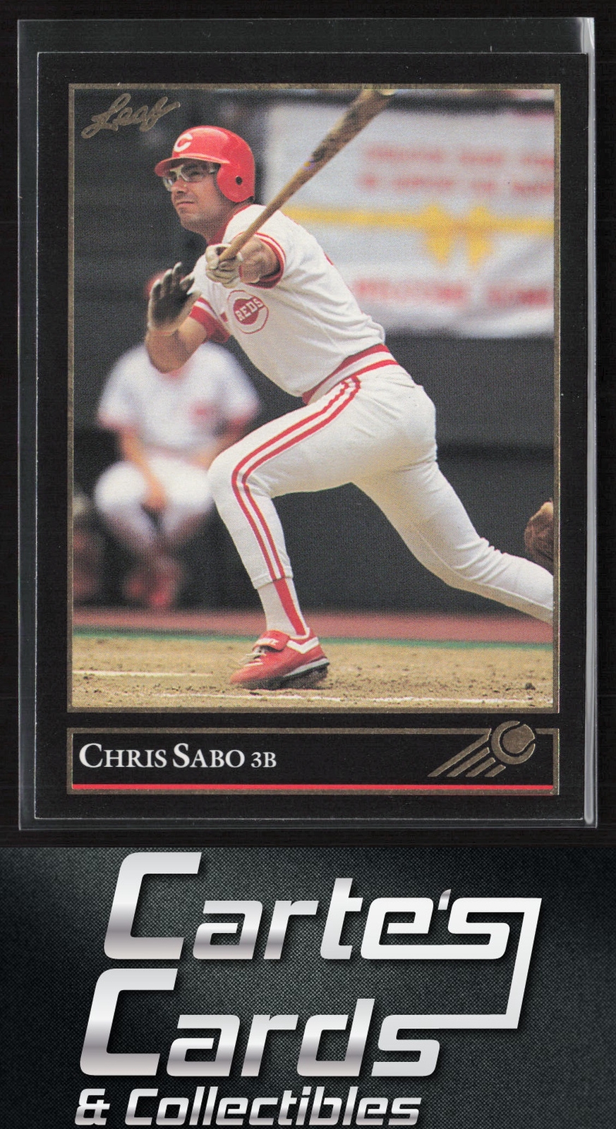 Chris Sabo 1992 Donruss #3 Gold Leaf Stars Previews Cincinnati Reds