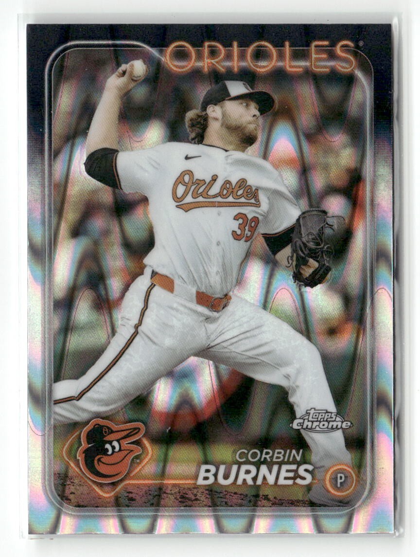 2024 Topps Chrome Baseball + Update RAY WAVE REFRACTOR – You Choose – Free S&H!