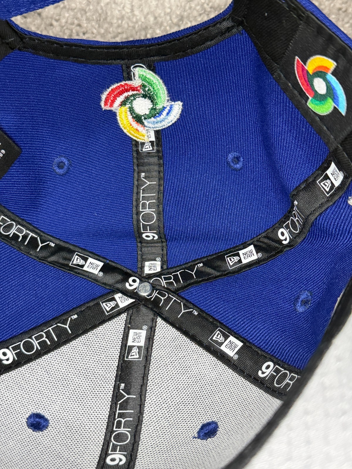 2023 Colombia World Baseball Classic Blue 9FORTY Hook & Loop Adjustable Hat