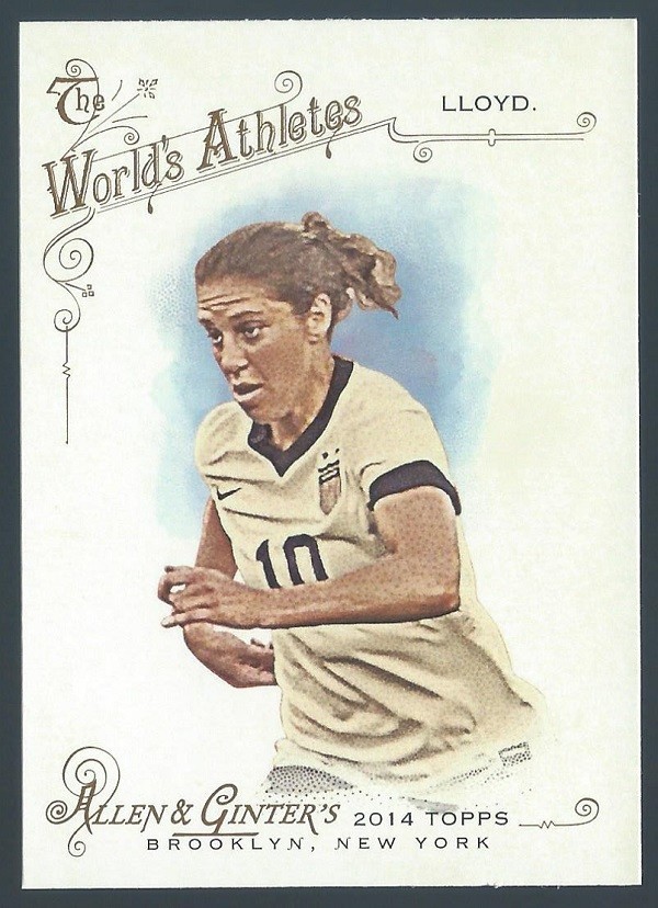 Carli Lloyd 2014 Topps Allen & Ginter #214 Soccer Card – Team USA USWNT FIFA