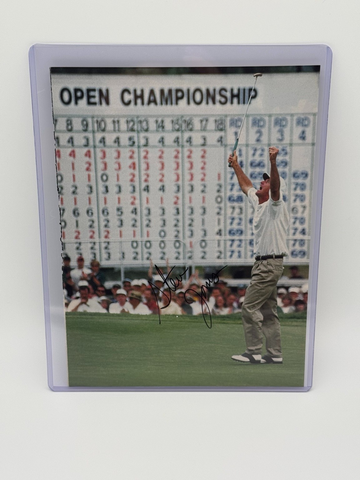 Steve Jones Signed 1996 U.S. Open Magazine Photo Golf Auto Uncertified