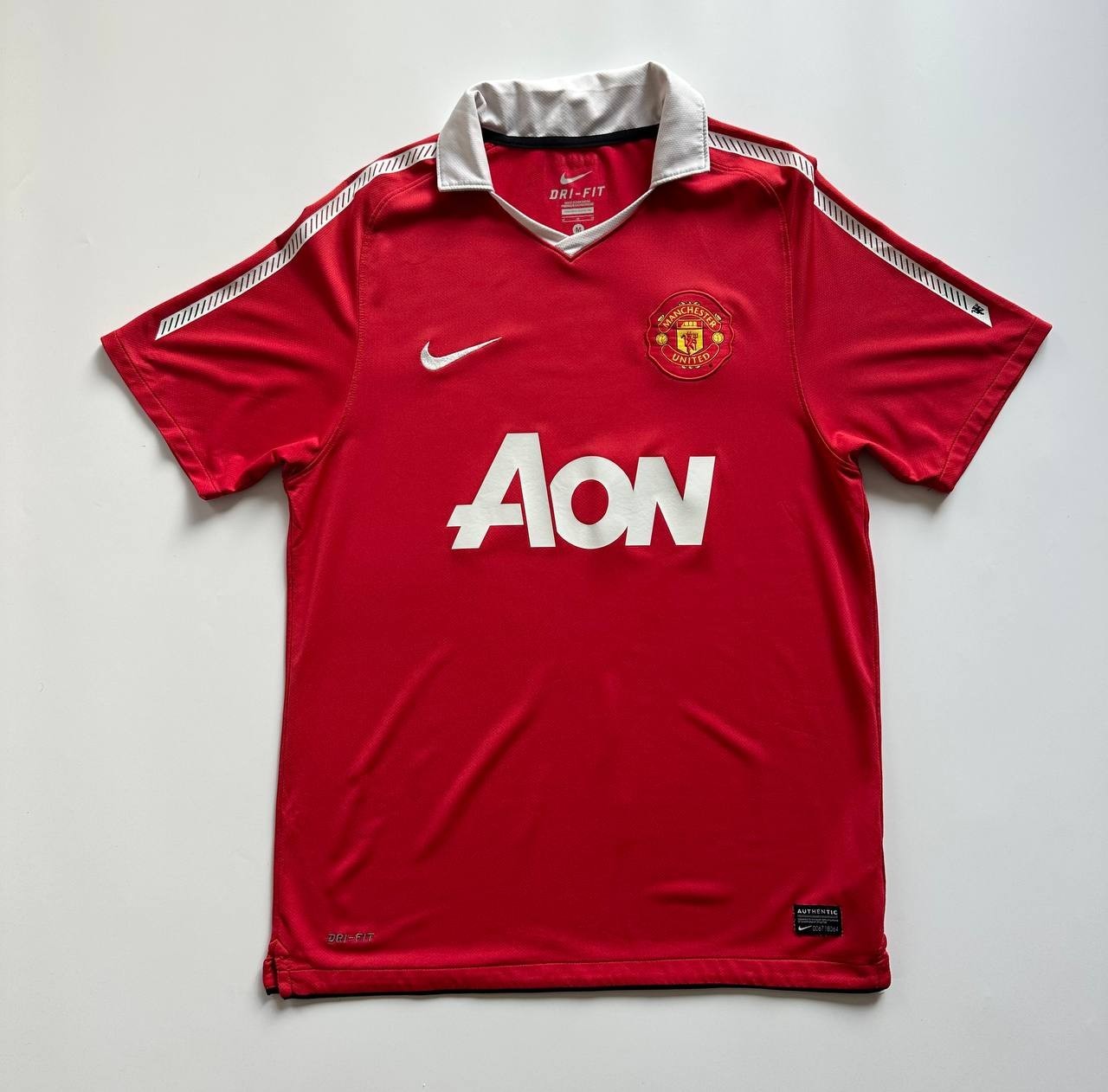 Nike Manchester United Home Jersey 2010 2011 Red Size M Football Soccer Shirt