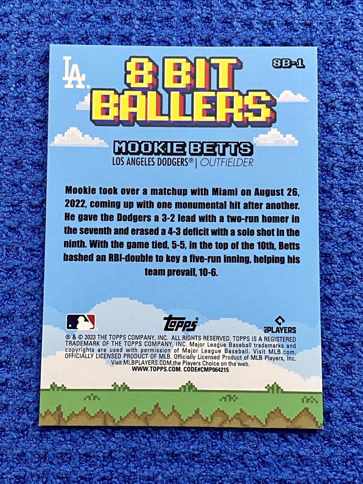 2023 Topps Big League 8-Bit Ballers, U Pick $1.25/up, See B5G3 In Description