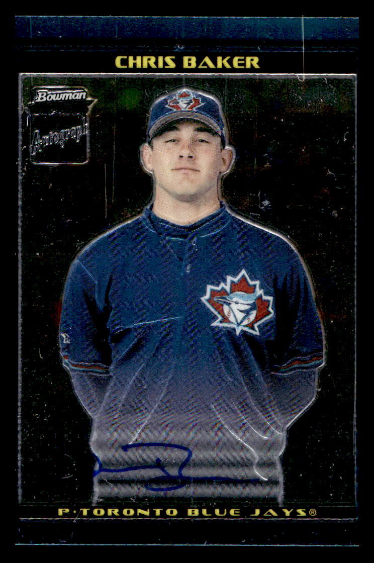 2002 Bowman Chrome #405 Chris Baker SP Autograph