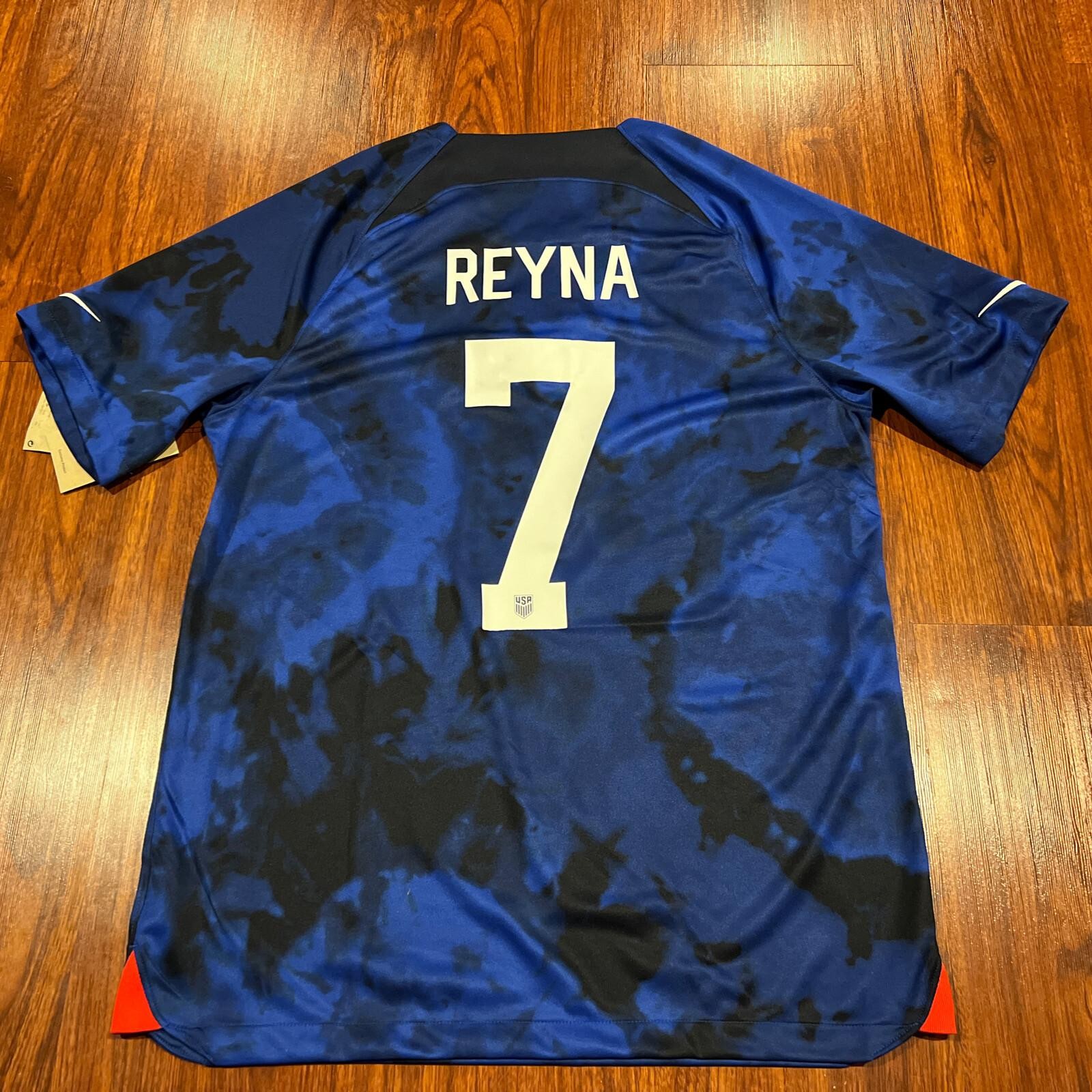 2022 Men’s Nike United States Gio Reyna Away Soccer Jersey Large L USMNT US USA
