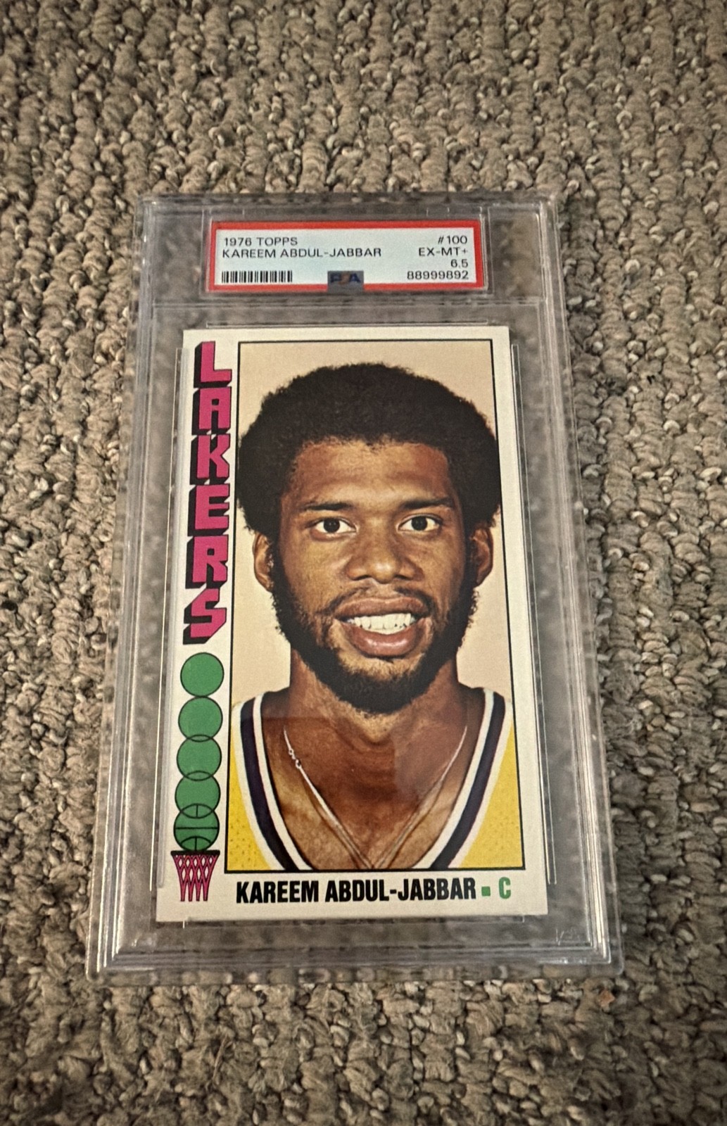 1976-77 Topps – Kareem Abdul-Jabbar #100 PSA 6.5