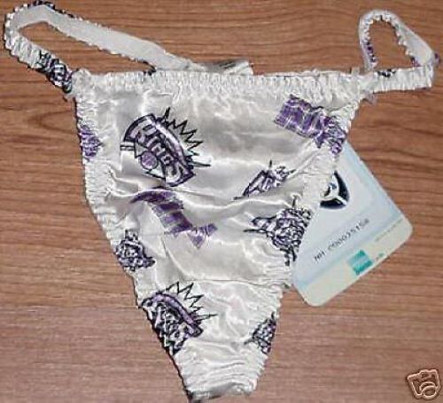 Sacramento Kings Thong Panty Panties Ladies Under Garment NBA