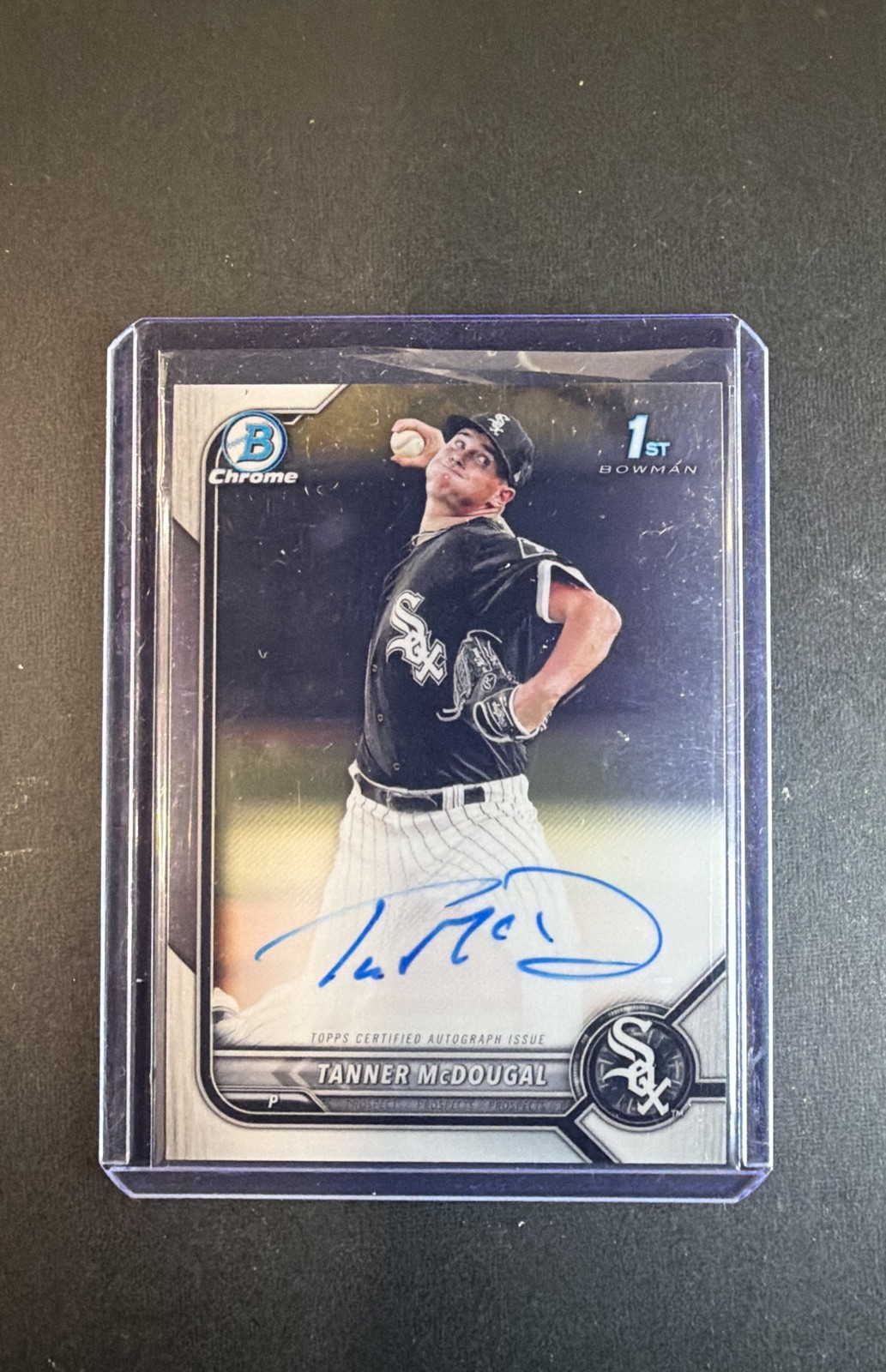 2022 Bowman Chrome – Prospect Autographs Tanner McDougal #CPA-TM (AU, RC)