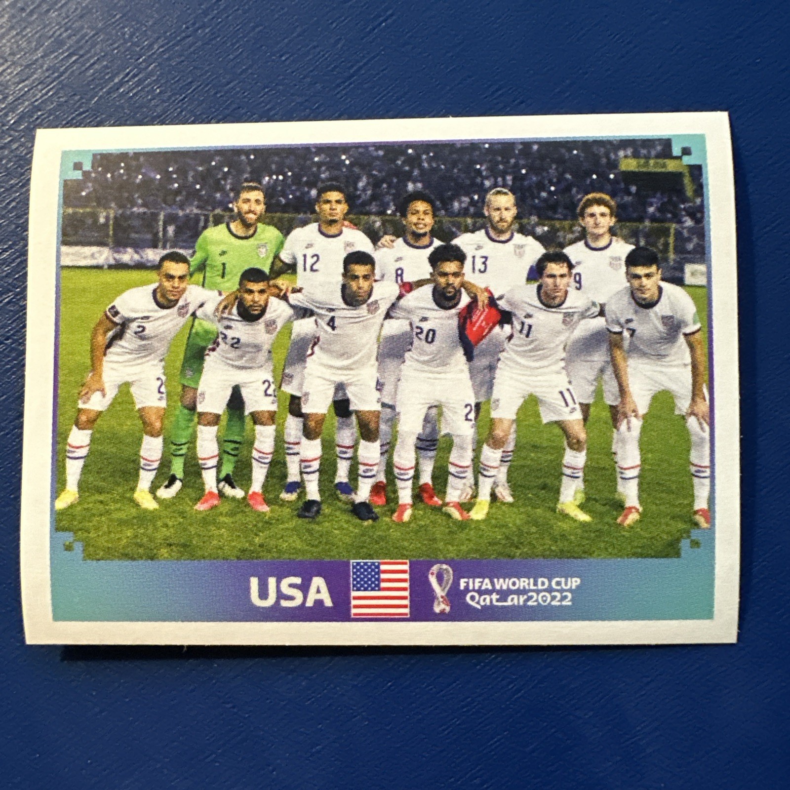 2022 Panini World Cup Stickers U.S.A. USA 1 USA1 Team Sticker