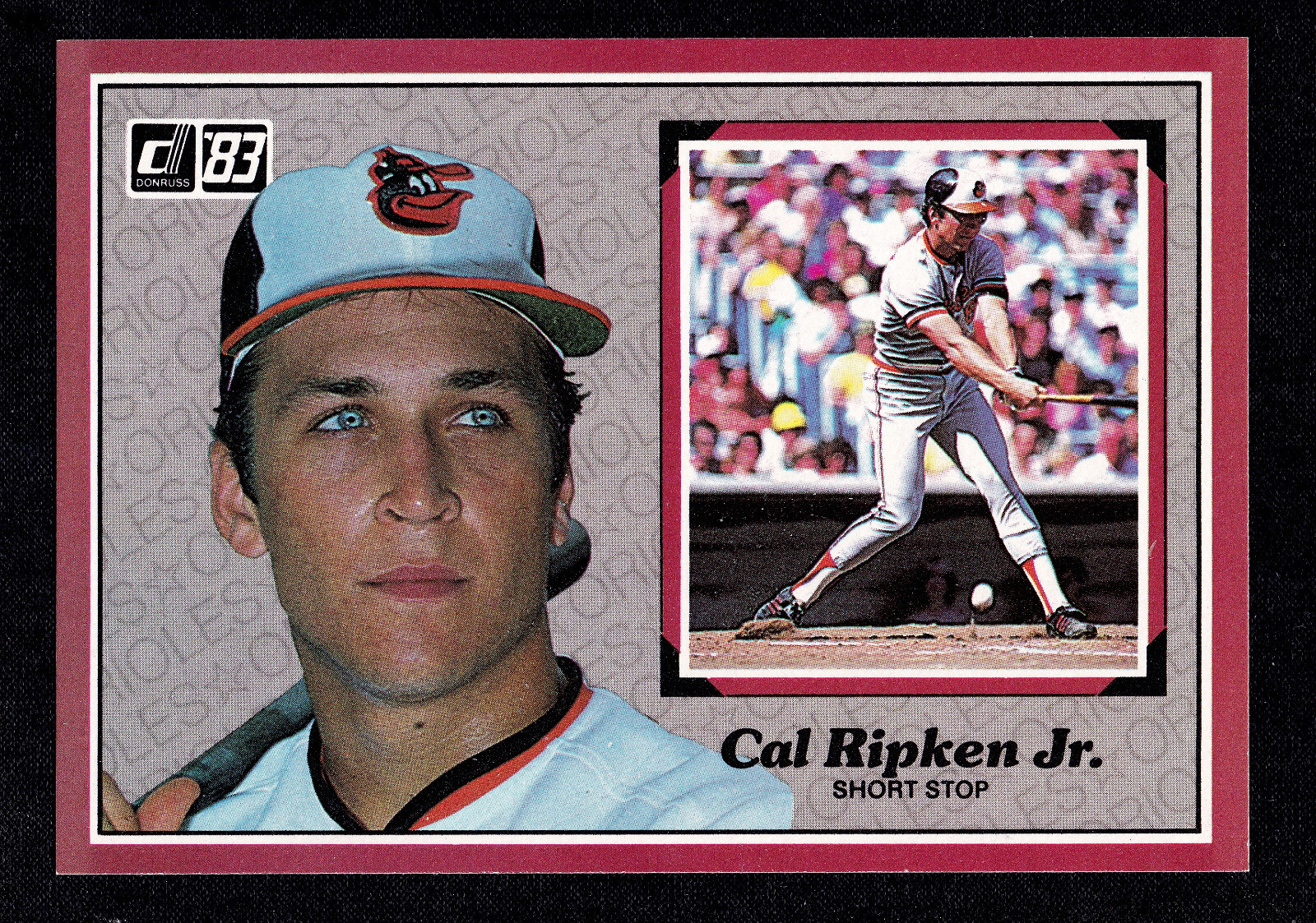 1983 DONRUSS ACTION ALL-STARS CARD #52 CAL RIPKEN JR. HOF ORIOLES “IRON MAN”