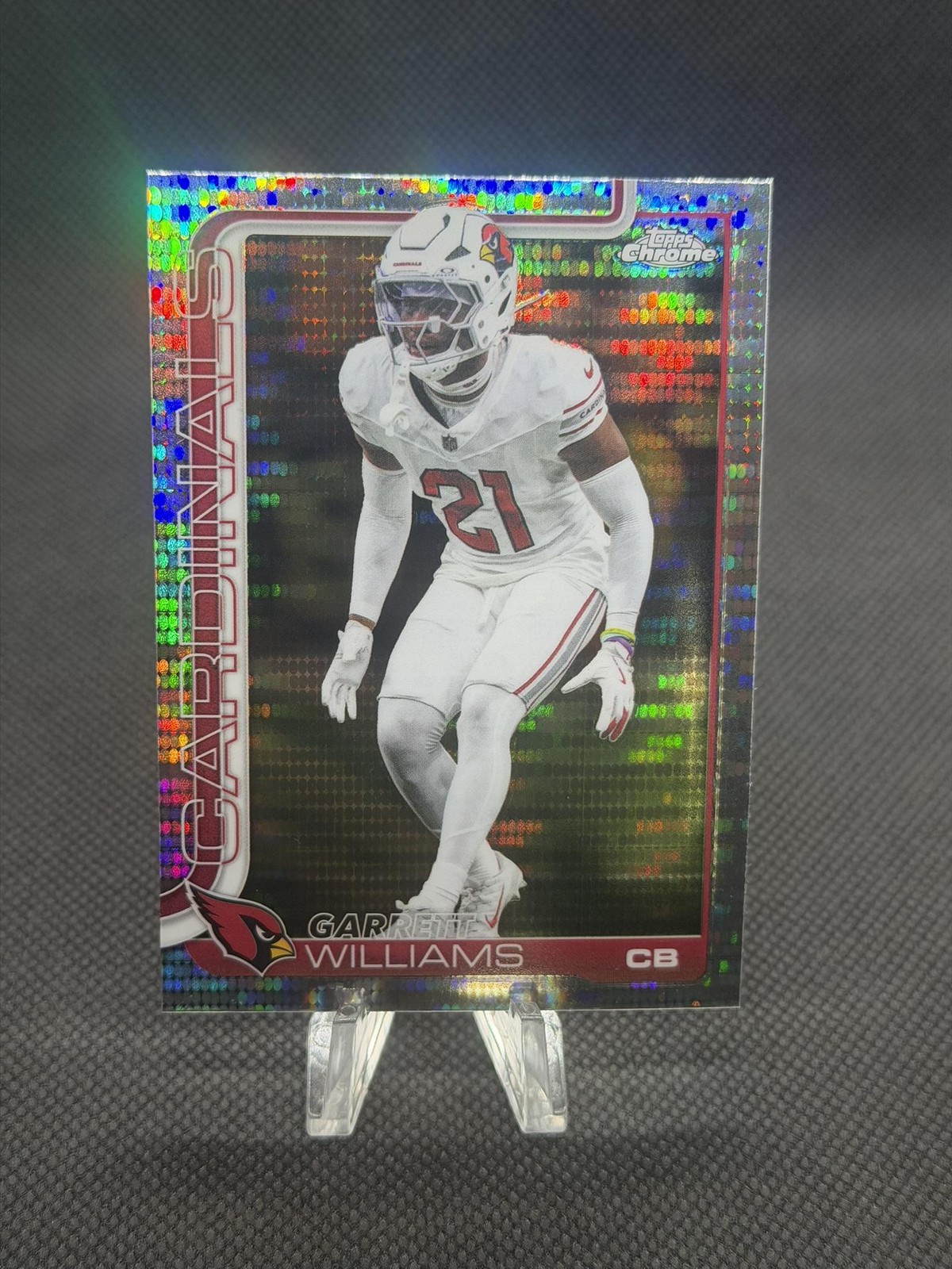 2025 Topps Chrome #6 Garrett Williams Pulsar Refractor