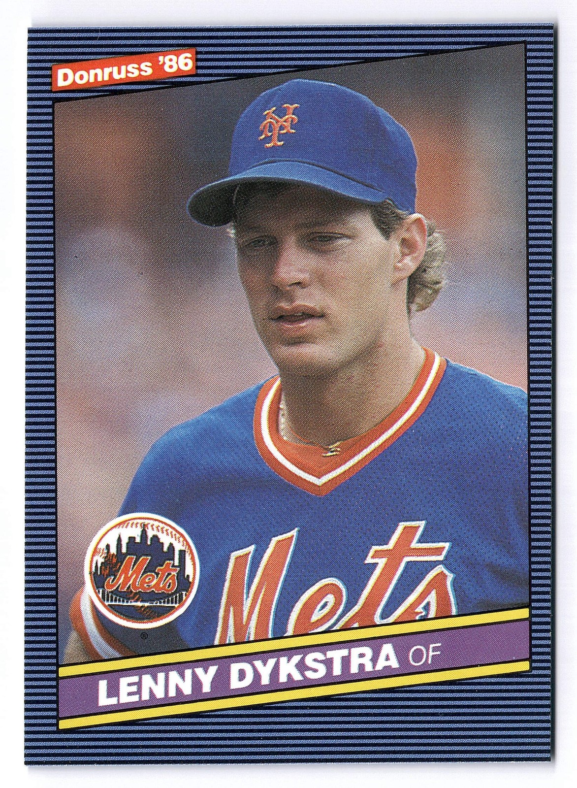 1986 Donruss #482 Lenny Dykstra RC New York Mets Phillies