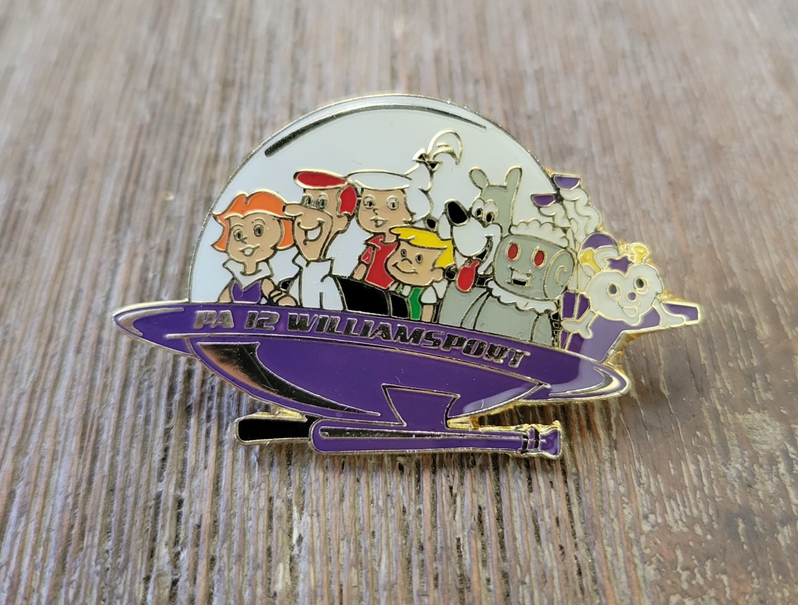 Little League Williamsport PA District 12 THE JETSONS Baseball Trading Pin