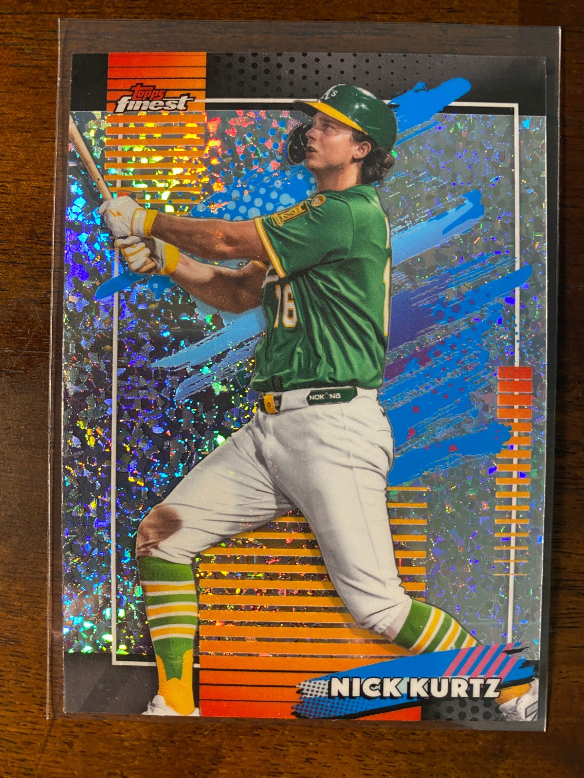 2026 Topps Finest Nick Kurtz #176 Uncommon Mini Diamond Refractor