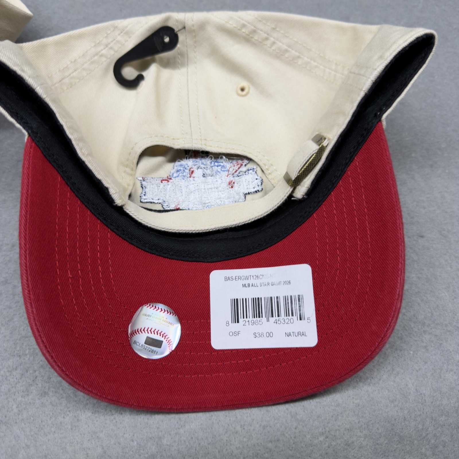 MLB All Star Game Hat Cap Strap Back Mens One Size Off White Baseball 2026 ’47