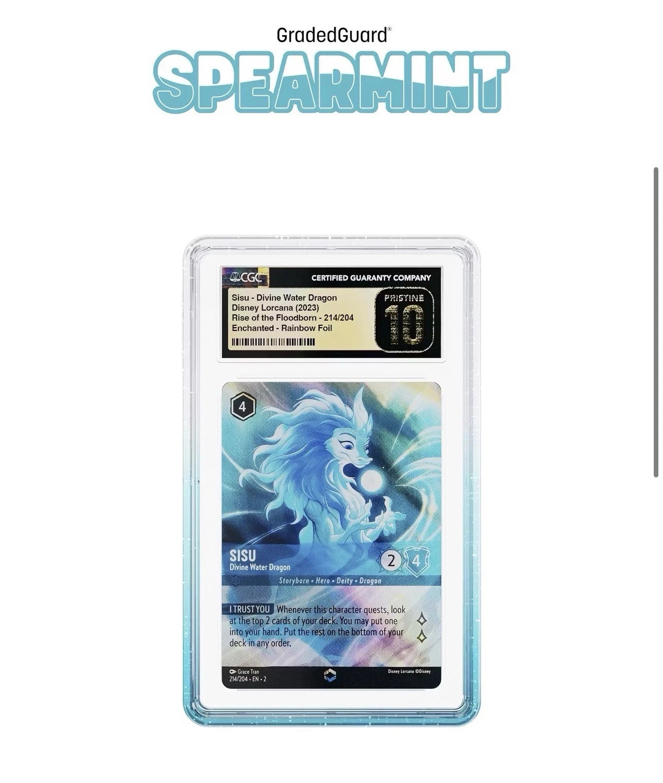 Graded Guard Spearmint CGC Limited Edition Protective Case for Graded Cards