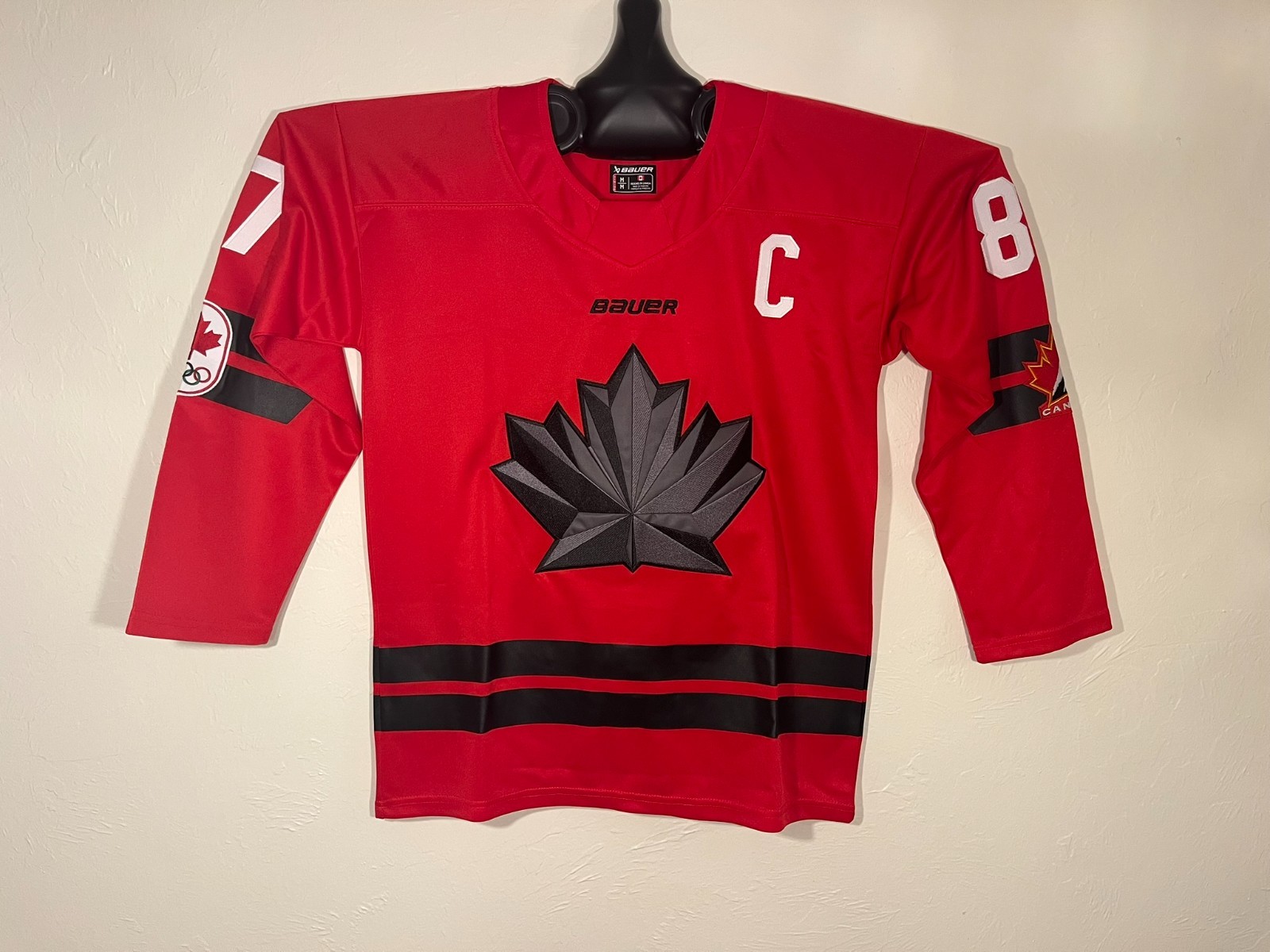 Sidney Crosby #87 Team Canada Hockey Jersey 2026 Olympics Red New All Stitched