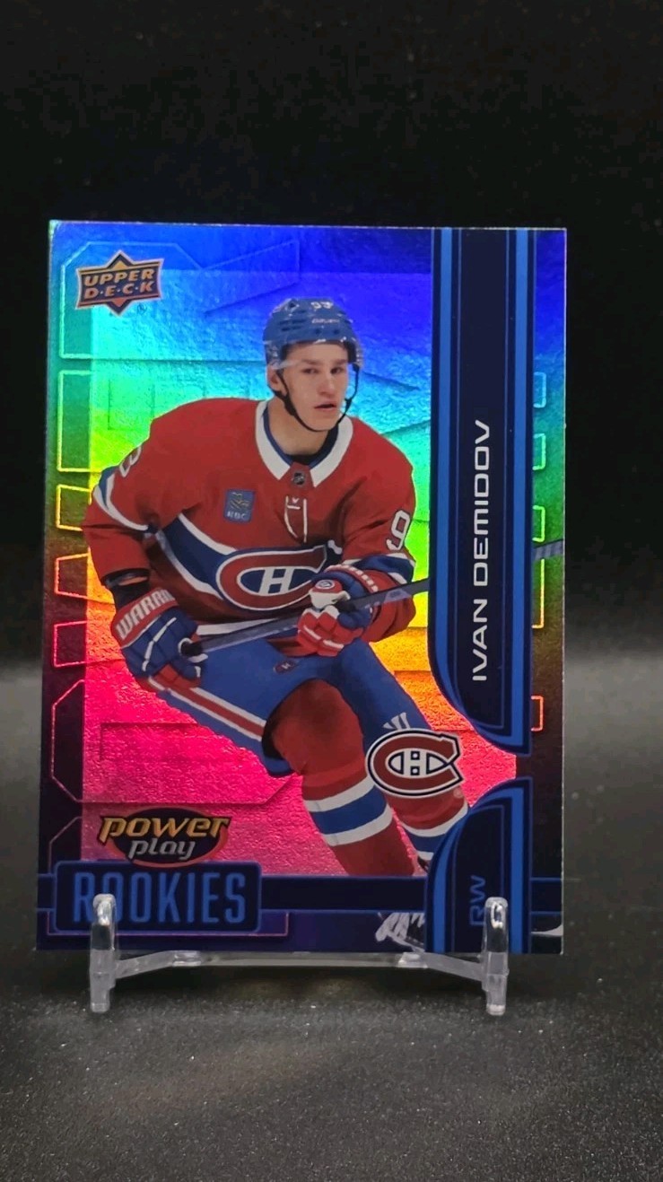 2025-26 Upper Deck Extended #PY-18 Ivan Demidov RC Power Play Rookies Canadians