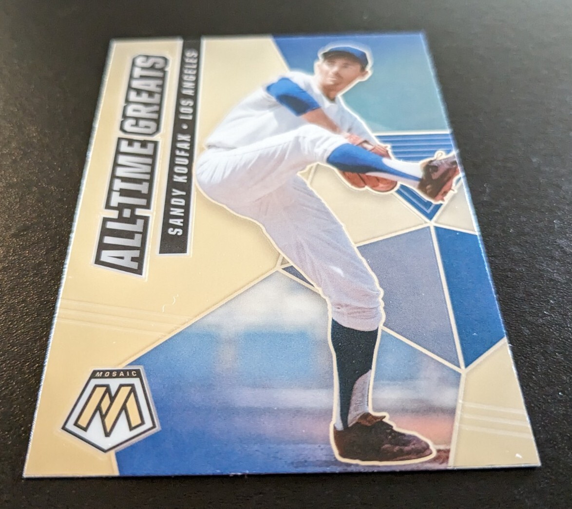 2021 Panini Mosaic Baseball Sandy Koufax All-Time Greats Insert #ATG1 Dodgers
