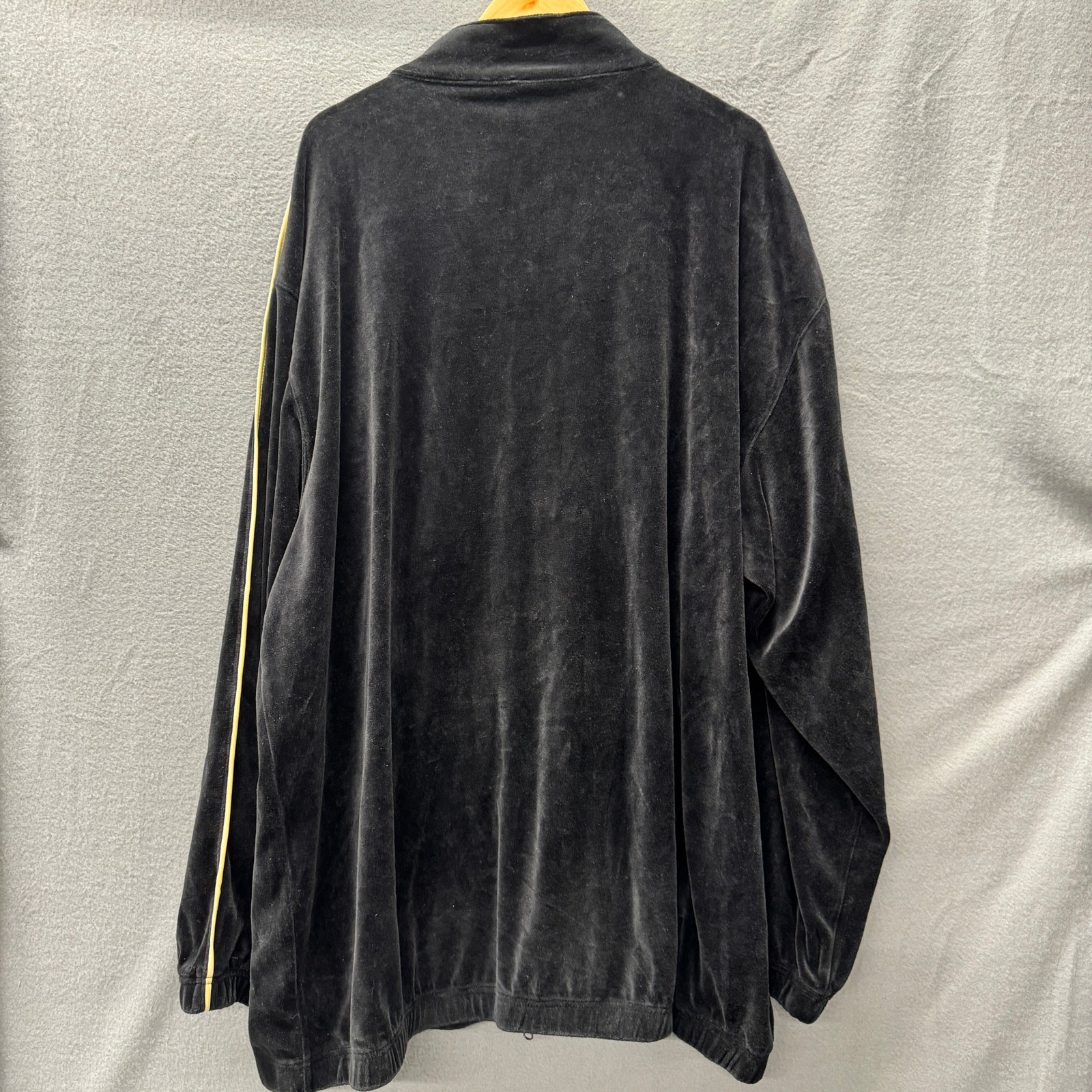 Wake Forest Demon Deacons Jacket Mens 3XLT Black Gold Nike Team Velour Vintage