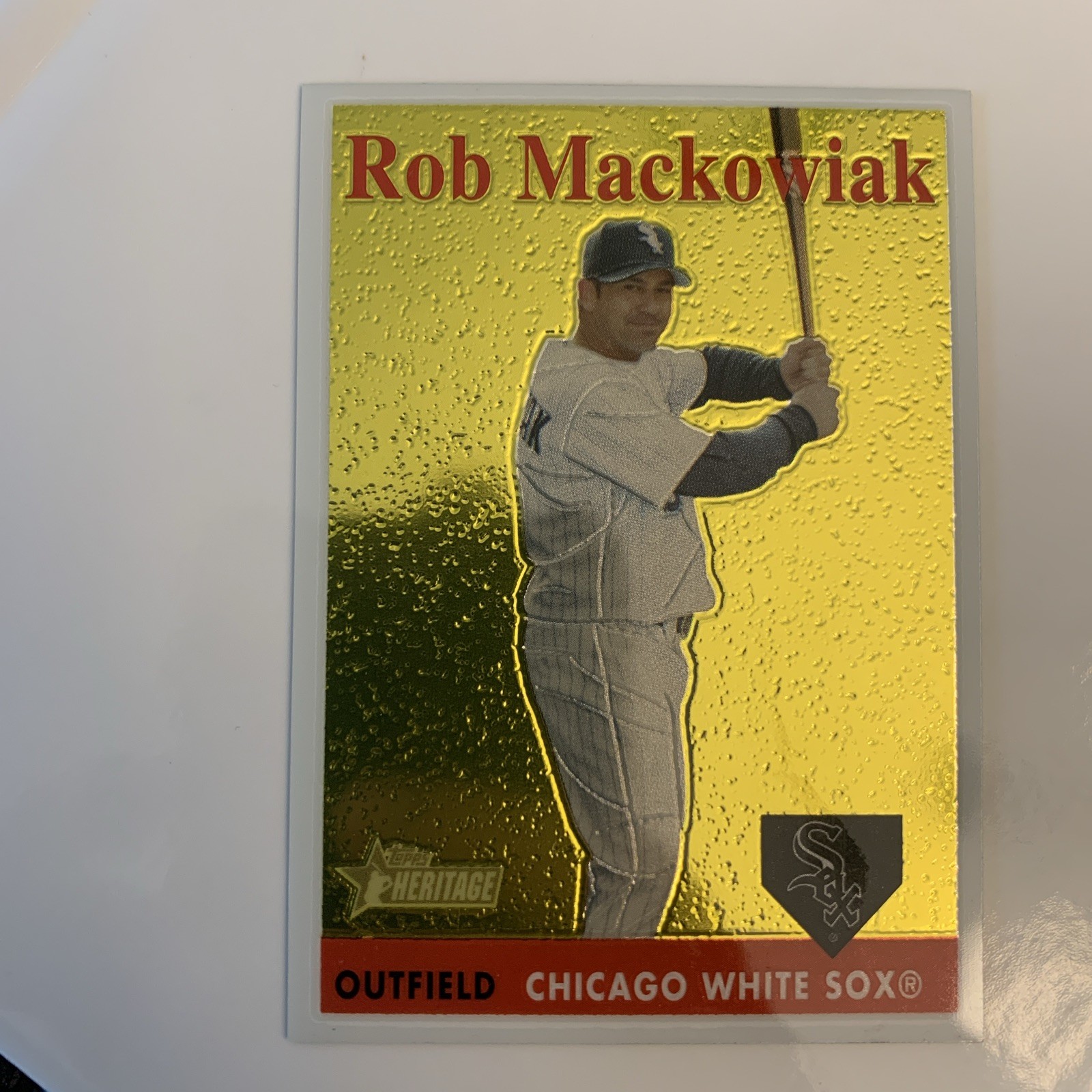 2007 Topps Heritage – Chrome Rob Mackowiak #THC57 /1958