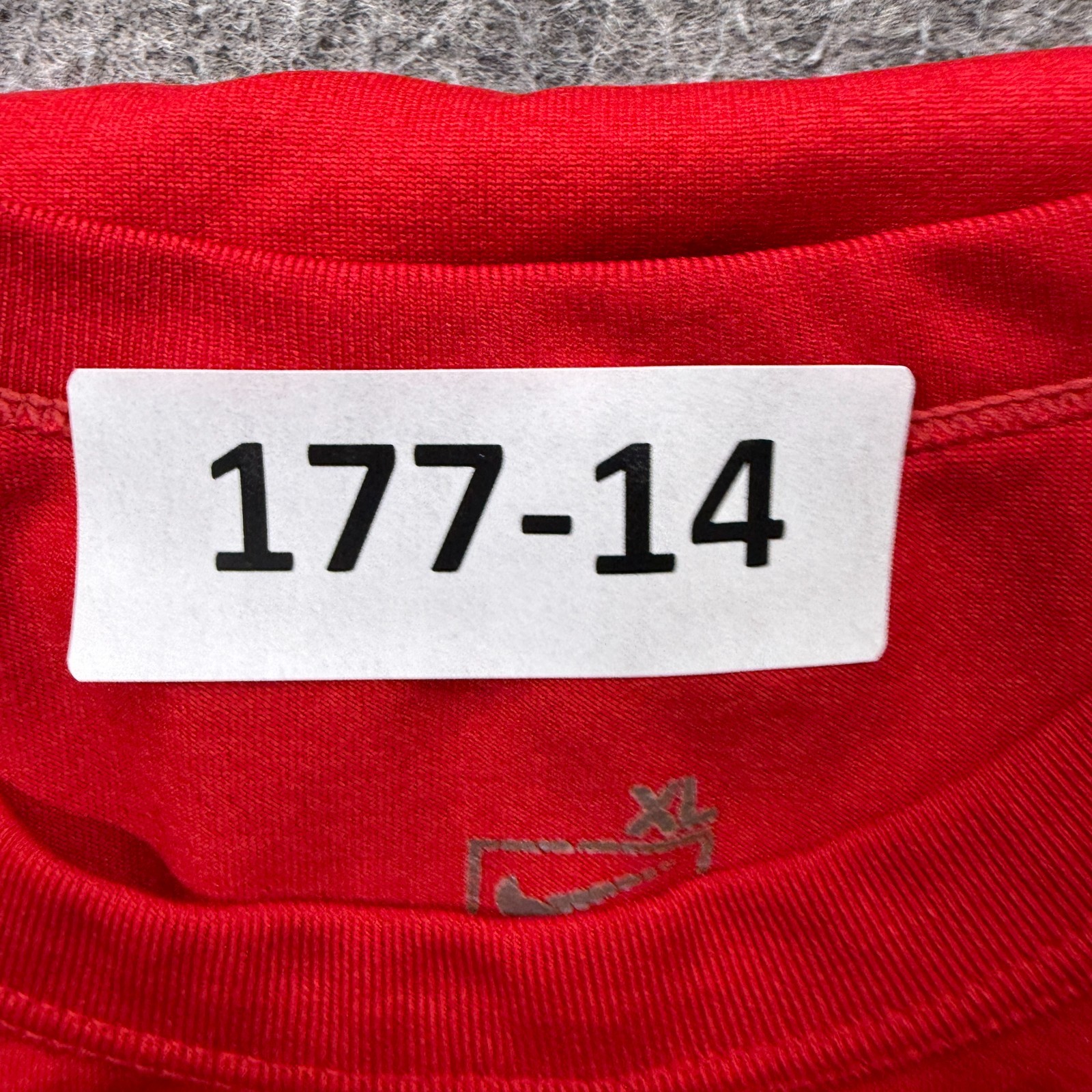 Georgia Bulldogs Nike Tank Top Shirt Men XL Red Performance Solid Sleeveless